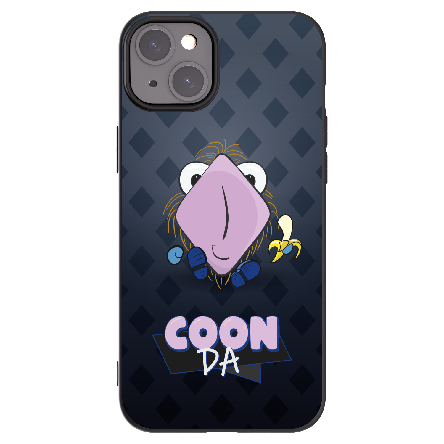 Picasee silikónový čierny obal pre Apple iPhone 15 Plus - COONDA chlupatka - tmavá