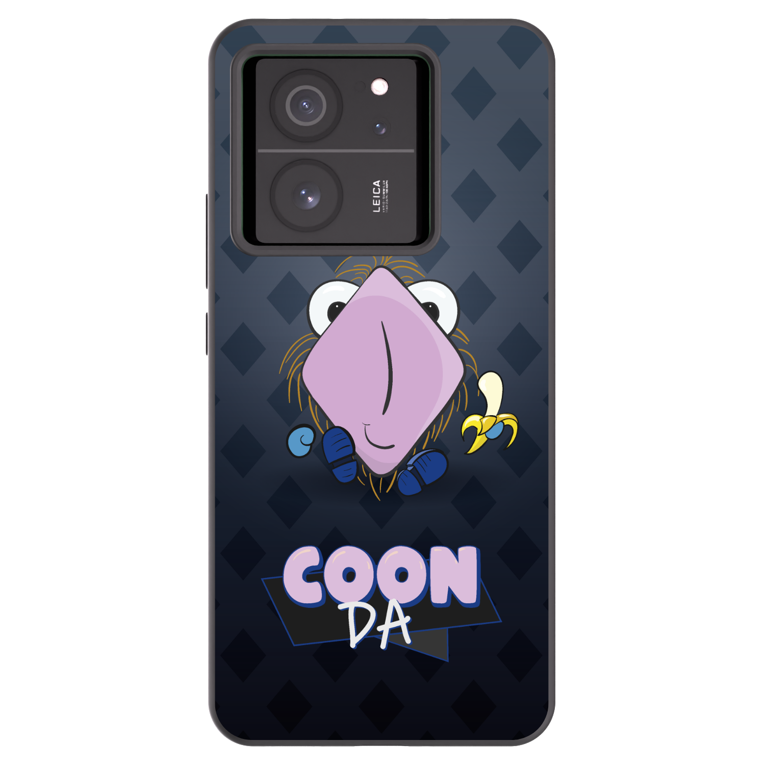 Picasee silikónový čierny obal pre Xiaomi 13T - COONDA chlupatka - tmavá