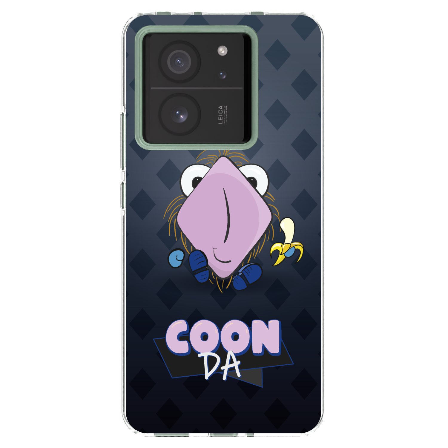 Picasee silikónový prehľadný obal pre Xiaomi 13T - COONDA chlupatka - tmavá