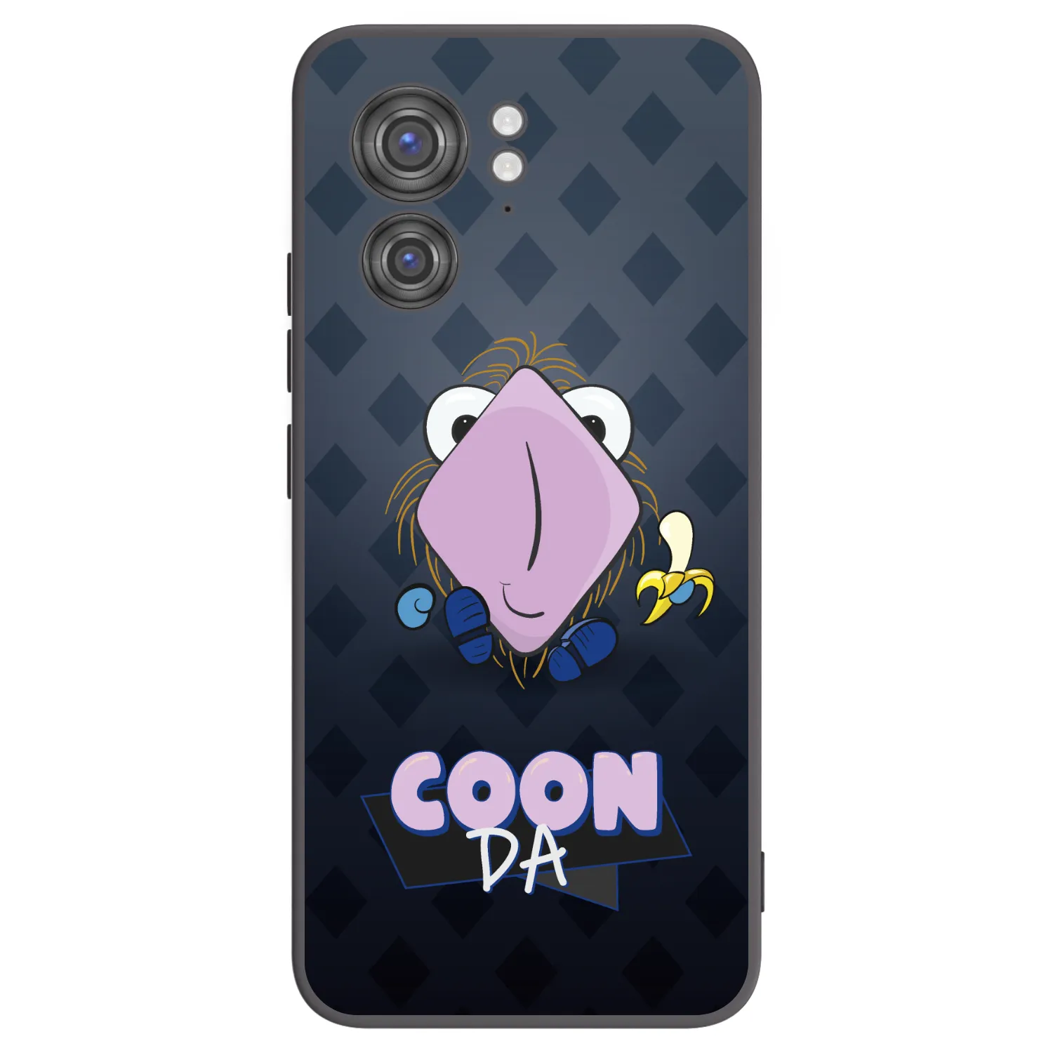 Picasee silikónový čierny obal pre Motorola Edge 40 - COONDA chlupatka - tmavá