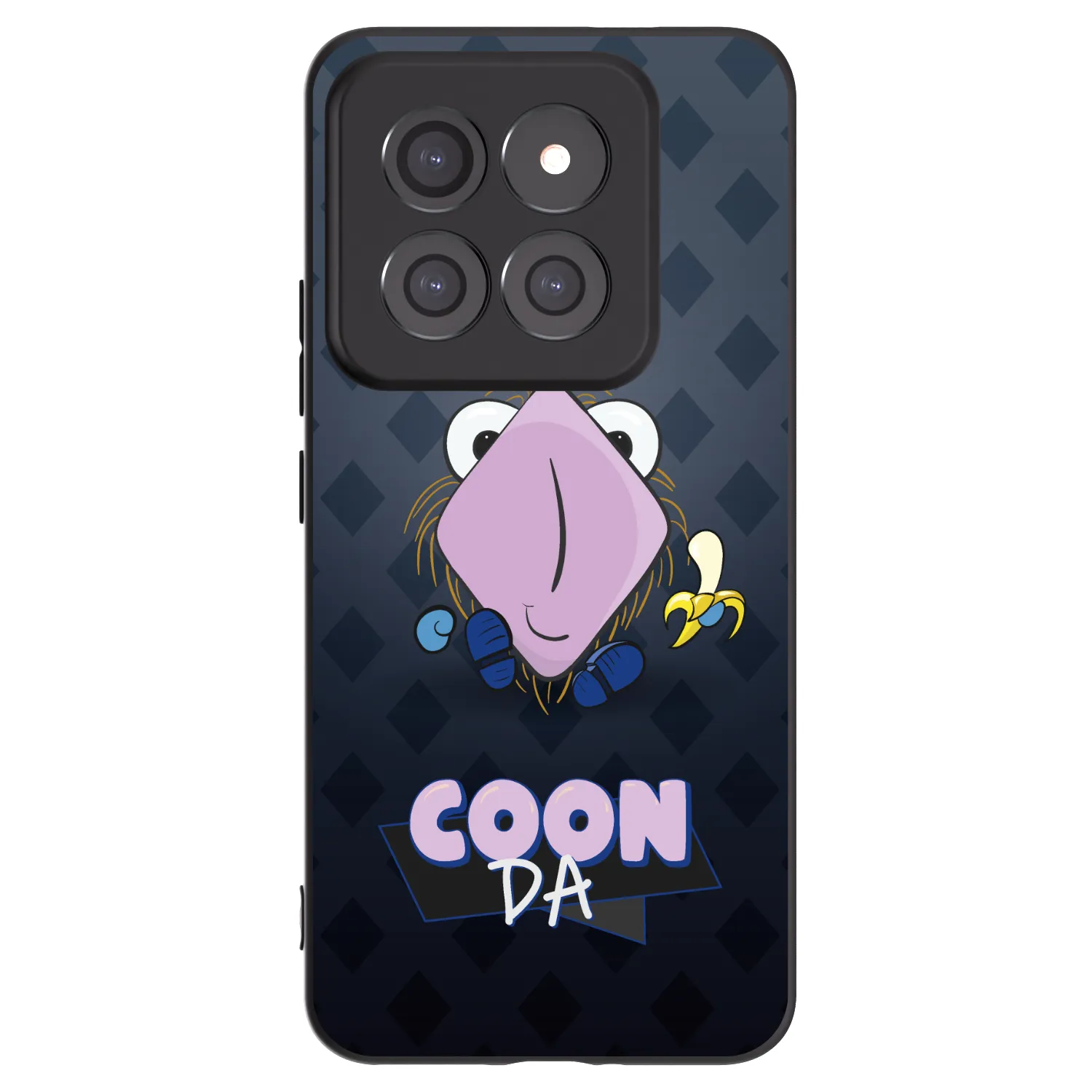 Picasee silikónový čierny obal pre Xiaomi 14 Pro - COONDA chlupatka - tmavá