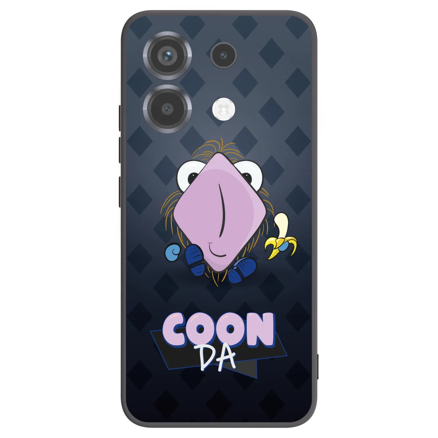 Picasee silikónový čierny obal pre Xiaomi Poco X6 - COONDA chlupatka - tmavá