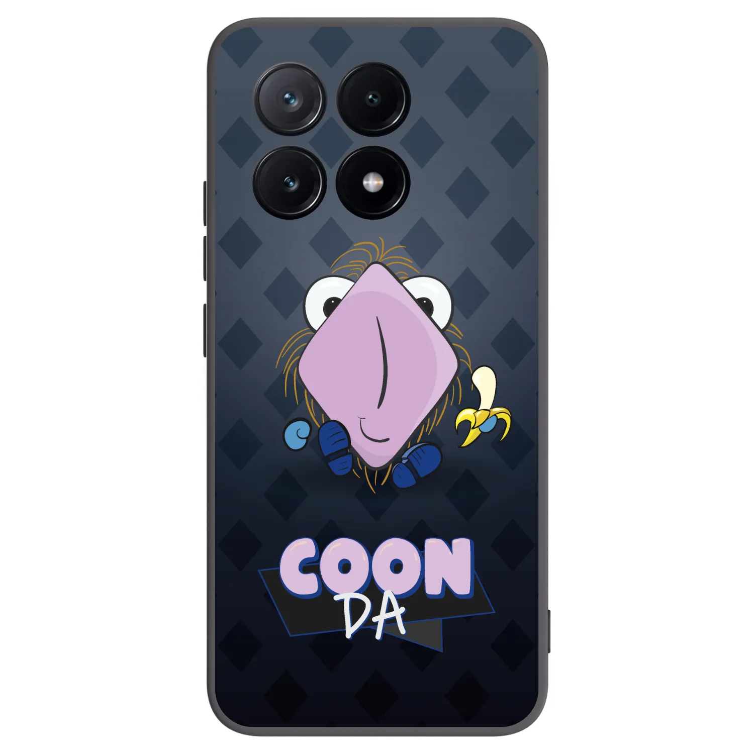Picasee silikónový čierny obal pre Xiaomi Poco X6 Pro - COONDA chlupatka - tmavá