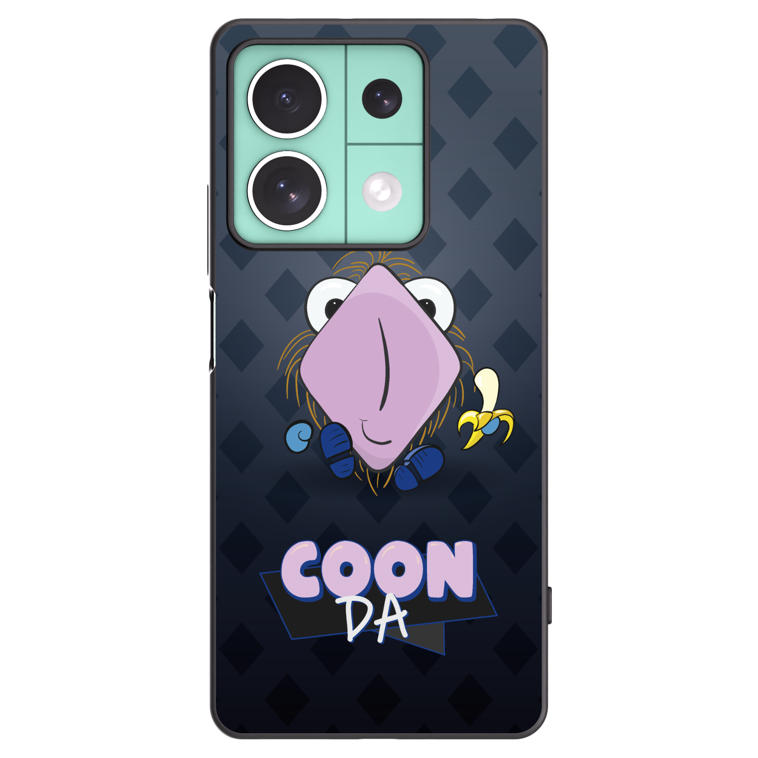 Picasee silikónový čierny obal pre Xiaomi Redmi Note 13 5G - COONDA chlupatka - tmavá