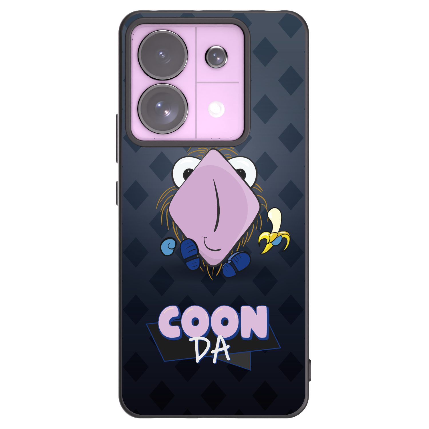 Picasee silikónový čierny obal pre Xiaomi Redmi Note 13 Pro 5G - COONDA chlupatka - tmavá