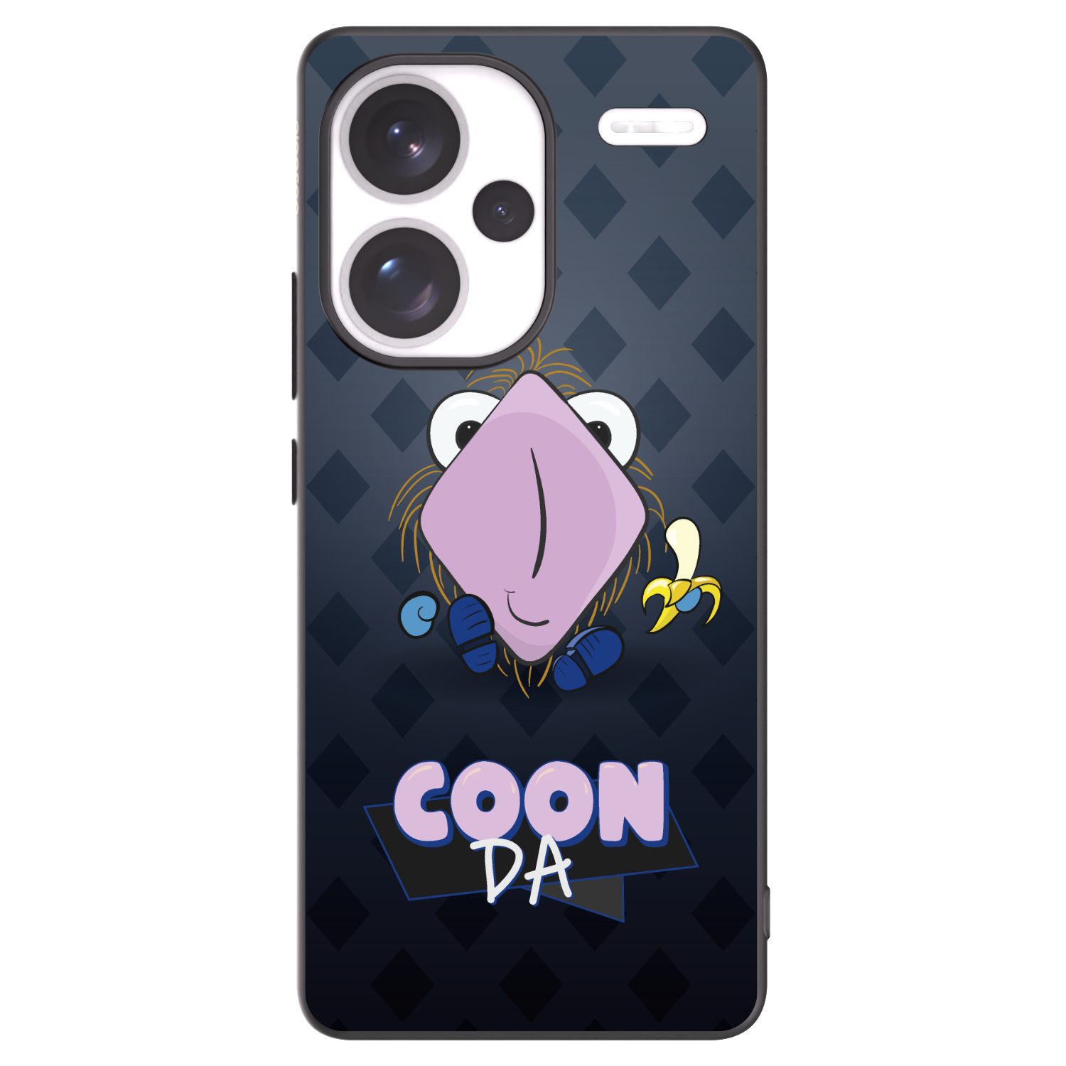 Picasee silikónový čierny obal pre Xiaomi Redmi Note 13 Pro+ 5G - COONDA chlupatka - tmavá