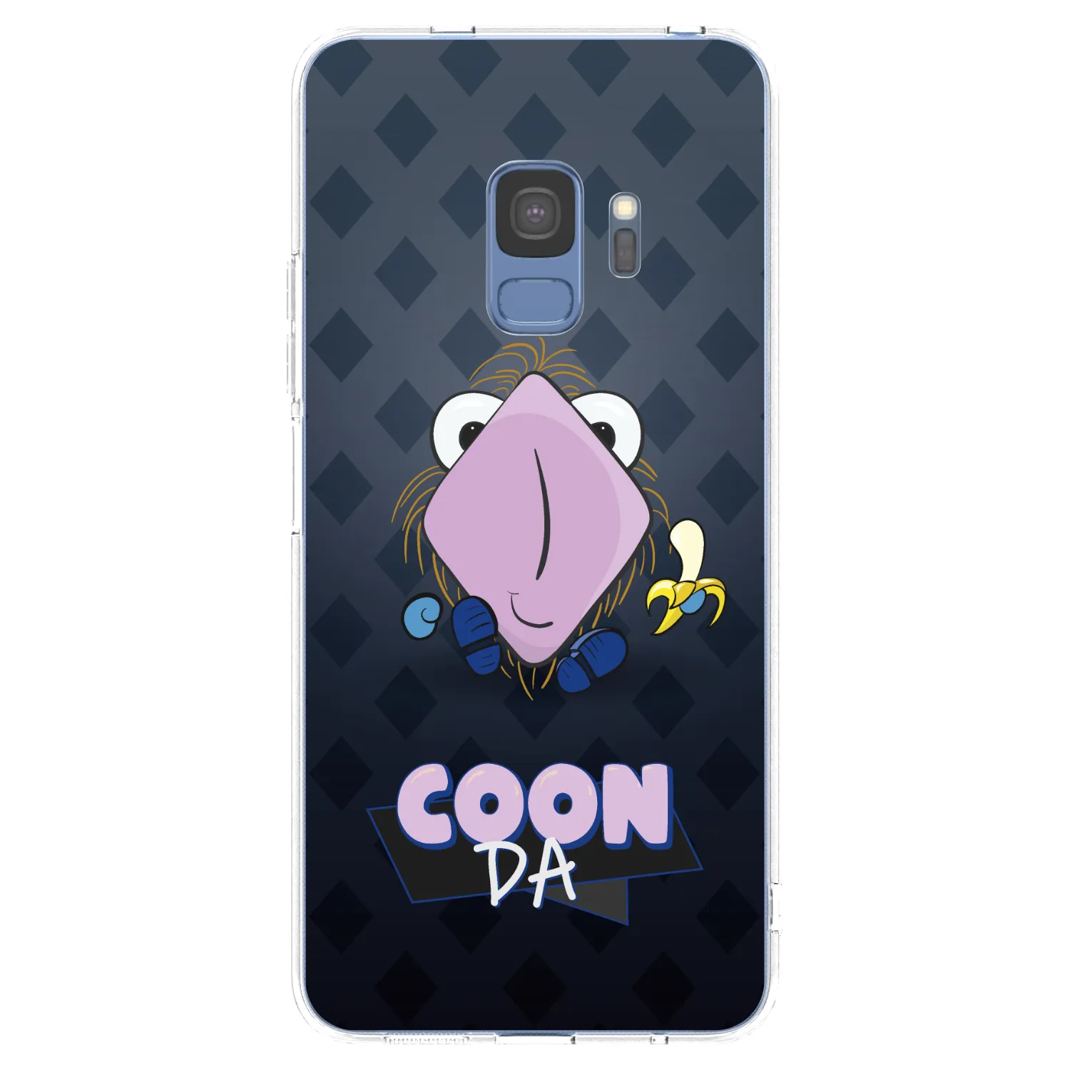 Picasee silikónový prehľadný obal pre Samsung Galaxy S9 G960F - COONDA chlupatka - tmavá
