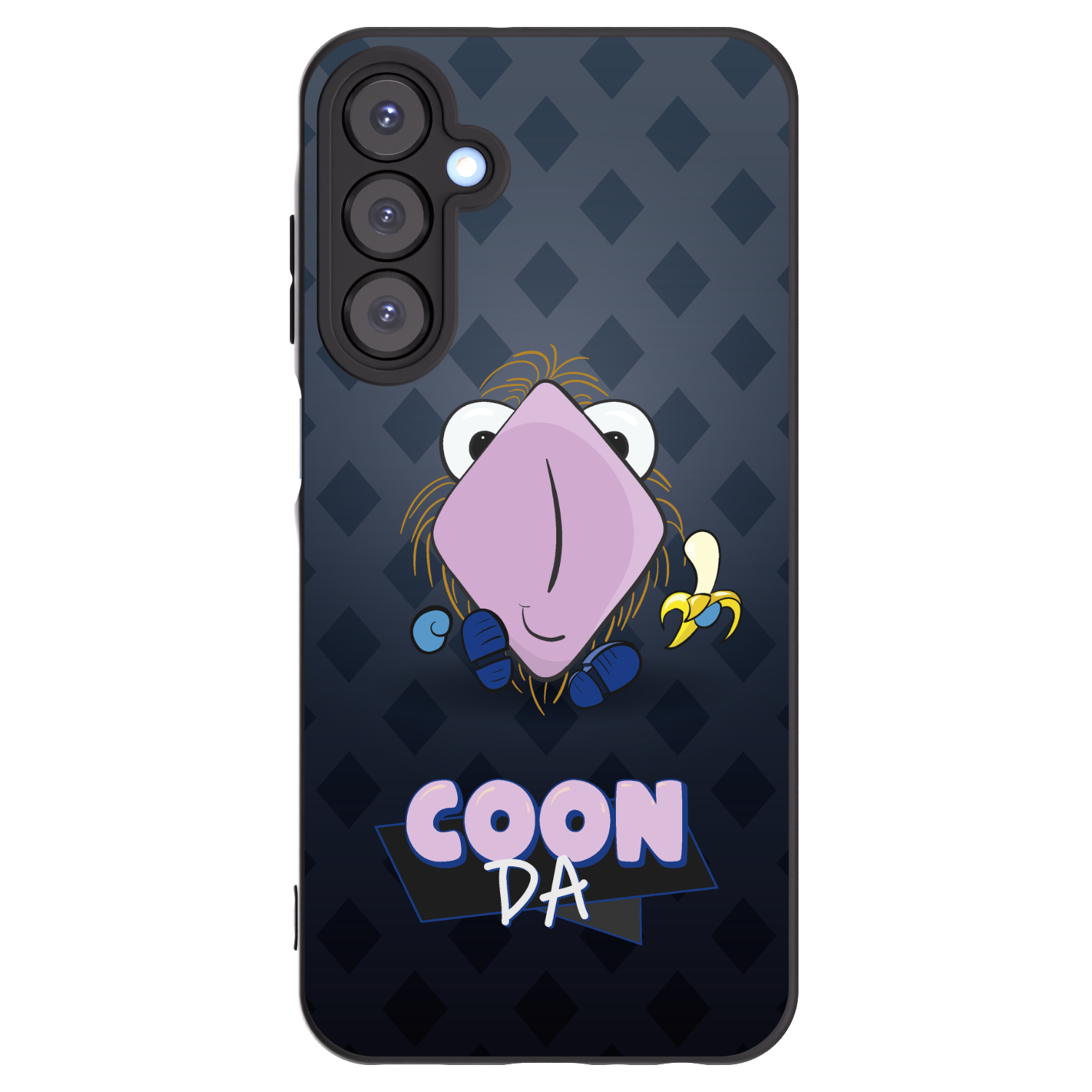 Picasee silikónový čierny obal pre Samsung Galaxy A25 A256B 5G - COONDA chlupatka - tmavá