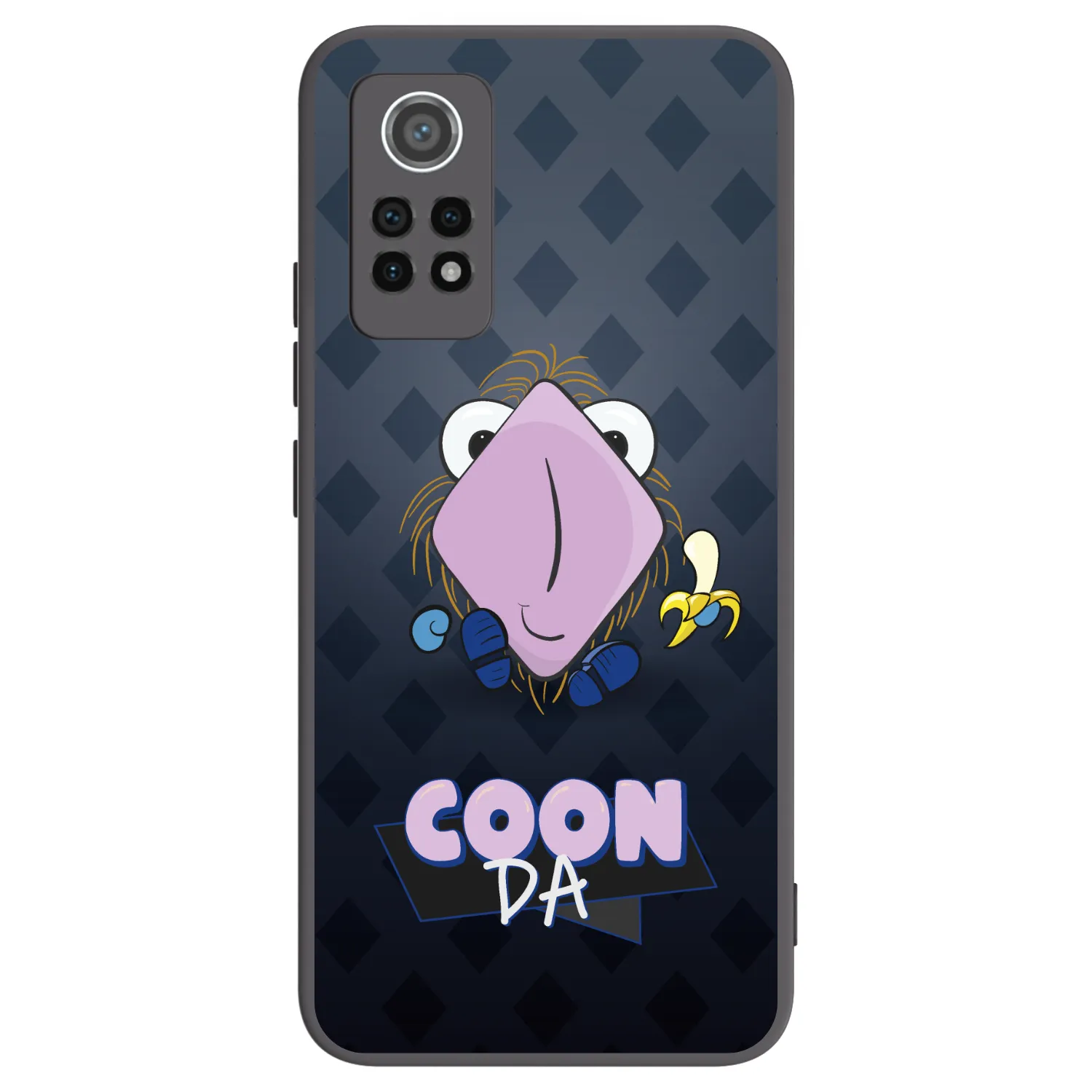 Picasee silikónový čierny obal pre Xiaomi Redmi Note 12 Pro 4G - COONDA chlupatka - tmavá