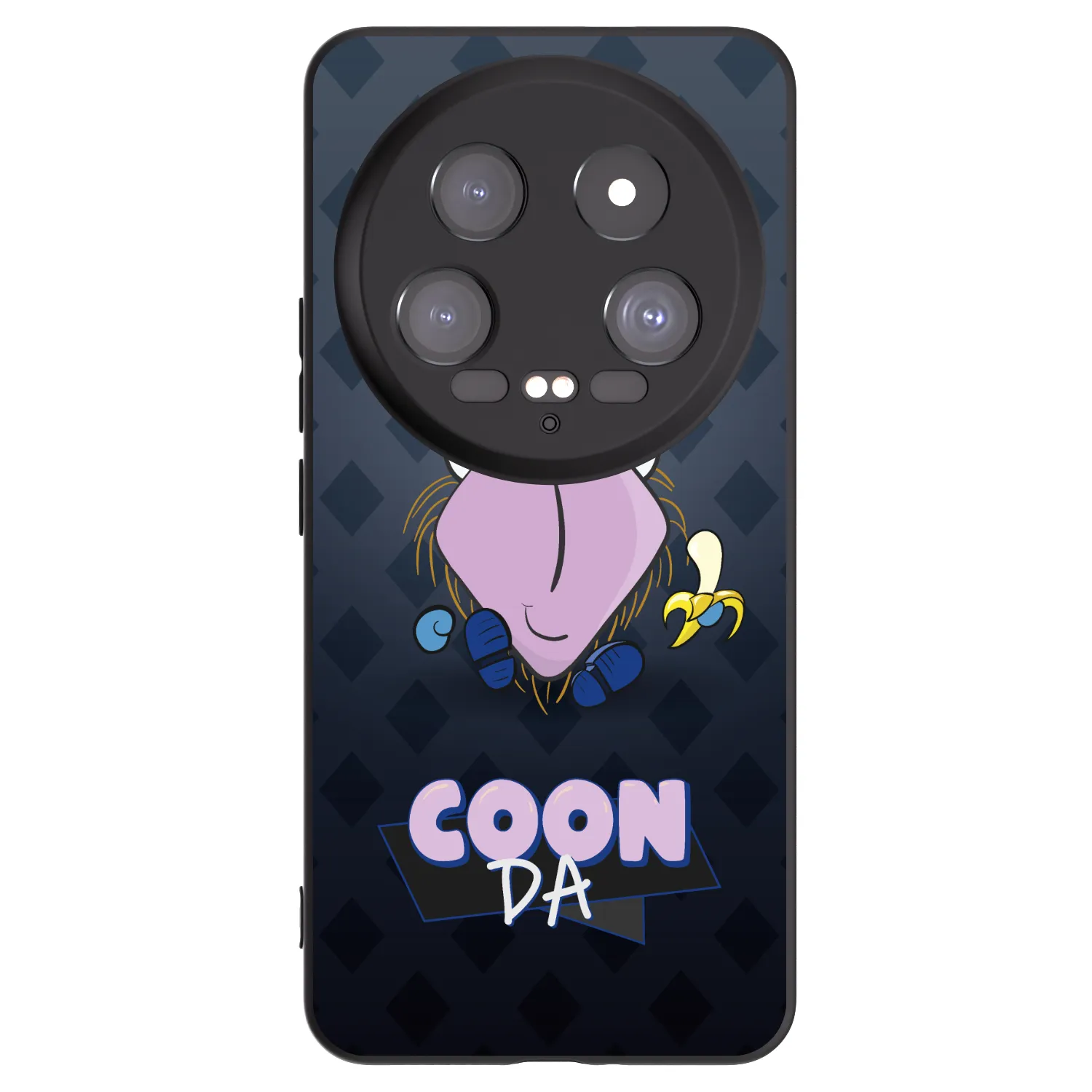 Picasee silikónový čierny obal pre Xiaomi 14 Ultra - COONDA chlupatka - tmavá