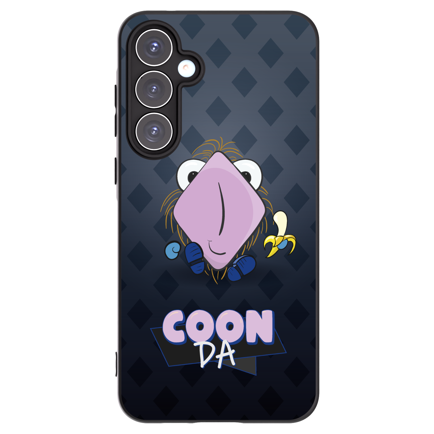 Picasee silikónový čierny obal pre Samsung Galaxy A55 5G A556B - COONDA chlupatka - tmavá