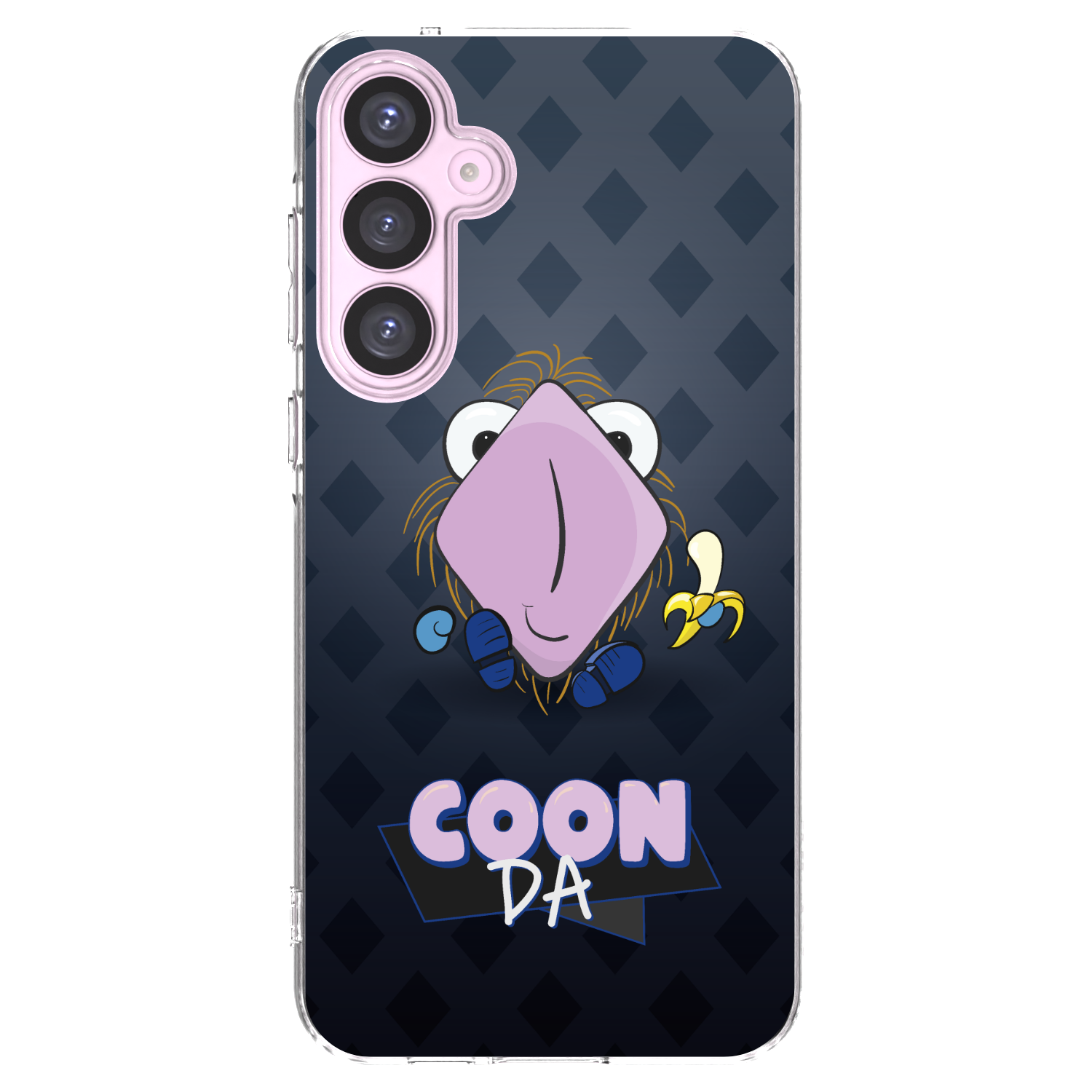 Picasee silikónový prehľadný obal pre Samsung Galaxy A55 5G A556B - COONDA chlupatka - tmavá