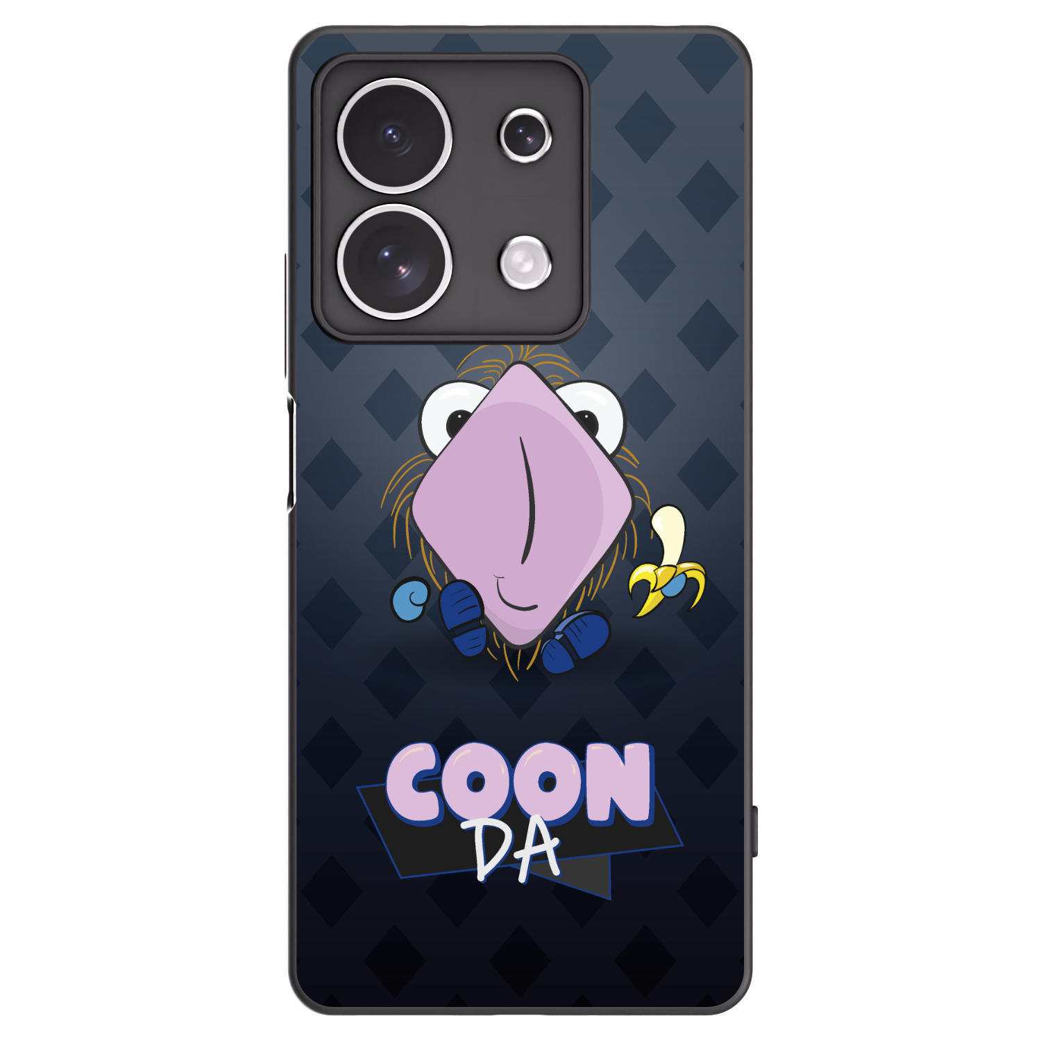 Picasee silikónový čierny obal pre Xiaomi Redmi Note 13 4G - COONDA chlupatka - tmavá