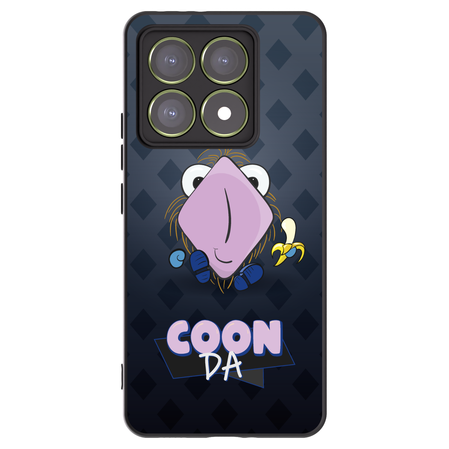 Picasee silikónový čierny obal pre Xiaomi 14T - COONDA chlupatka - tmavá