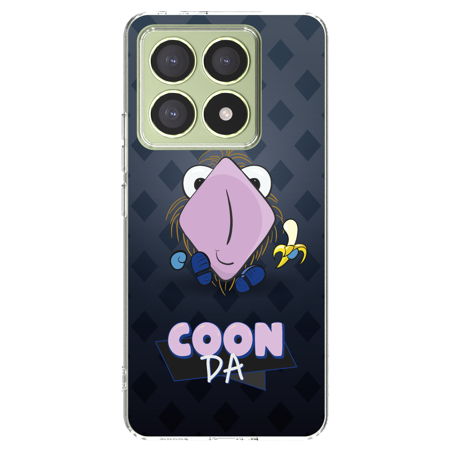 Picasee silikónový prehľadný obal pre Xiaomi 14T - COONDA chlupatka - tmavá