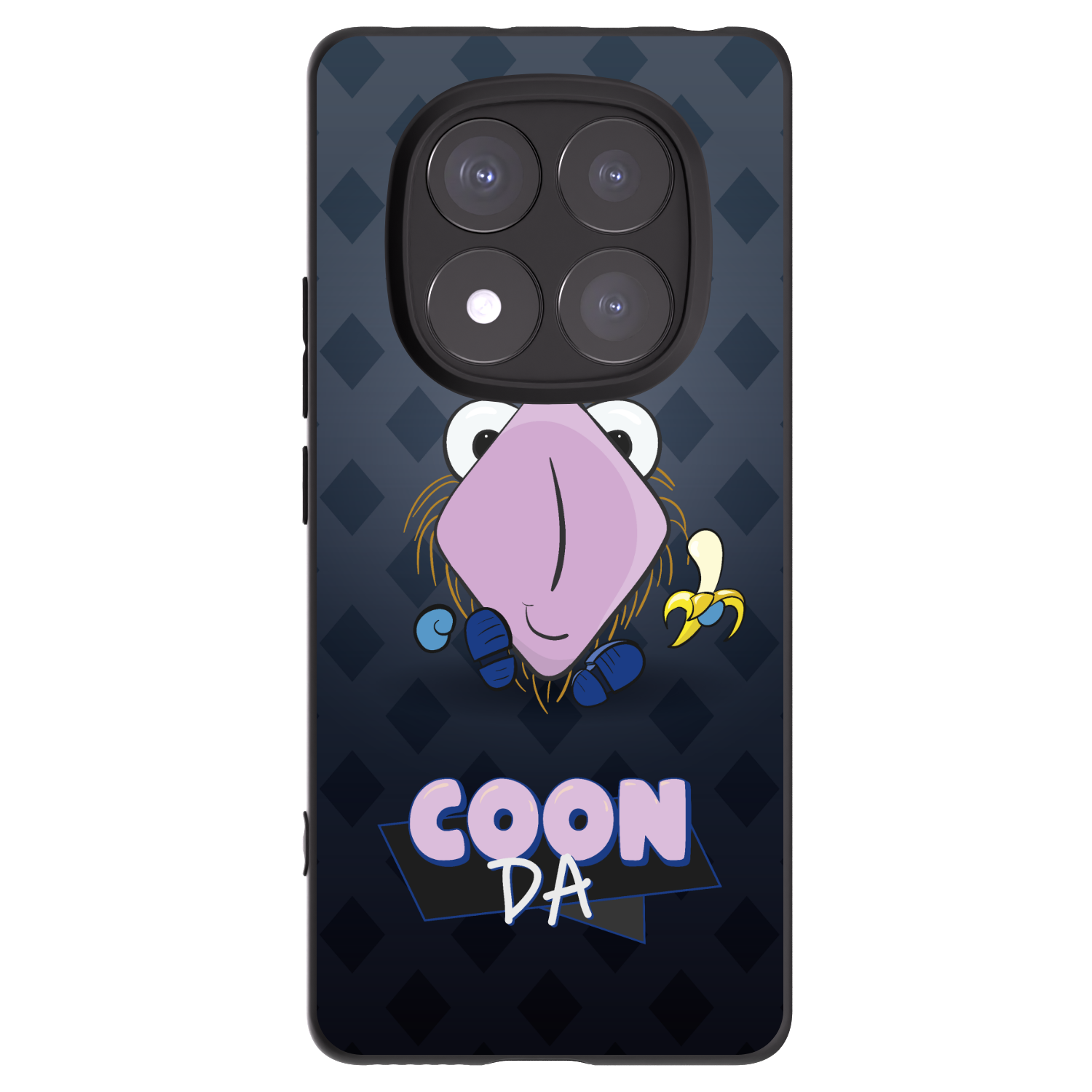 Picasee silikónový čierny obal pre Xiaomi Redmi Note 14 Pro+ 5G - COONDA chlupatka - tmavá