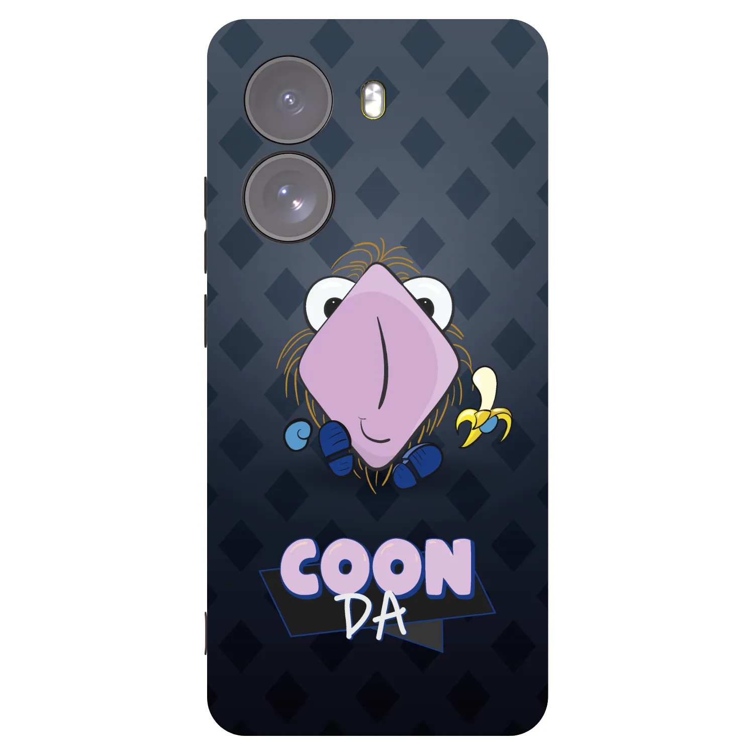 Picasee silikónový čierny obal pre Xiaomi Poco X7 - COONDA chlupatka - tmavá