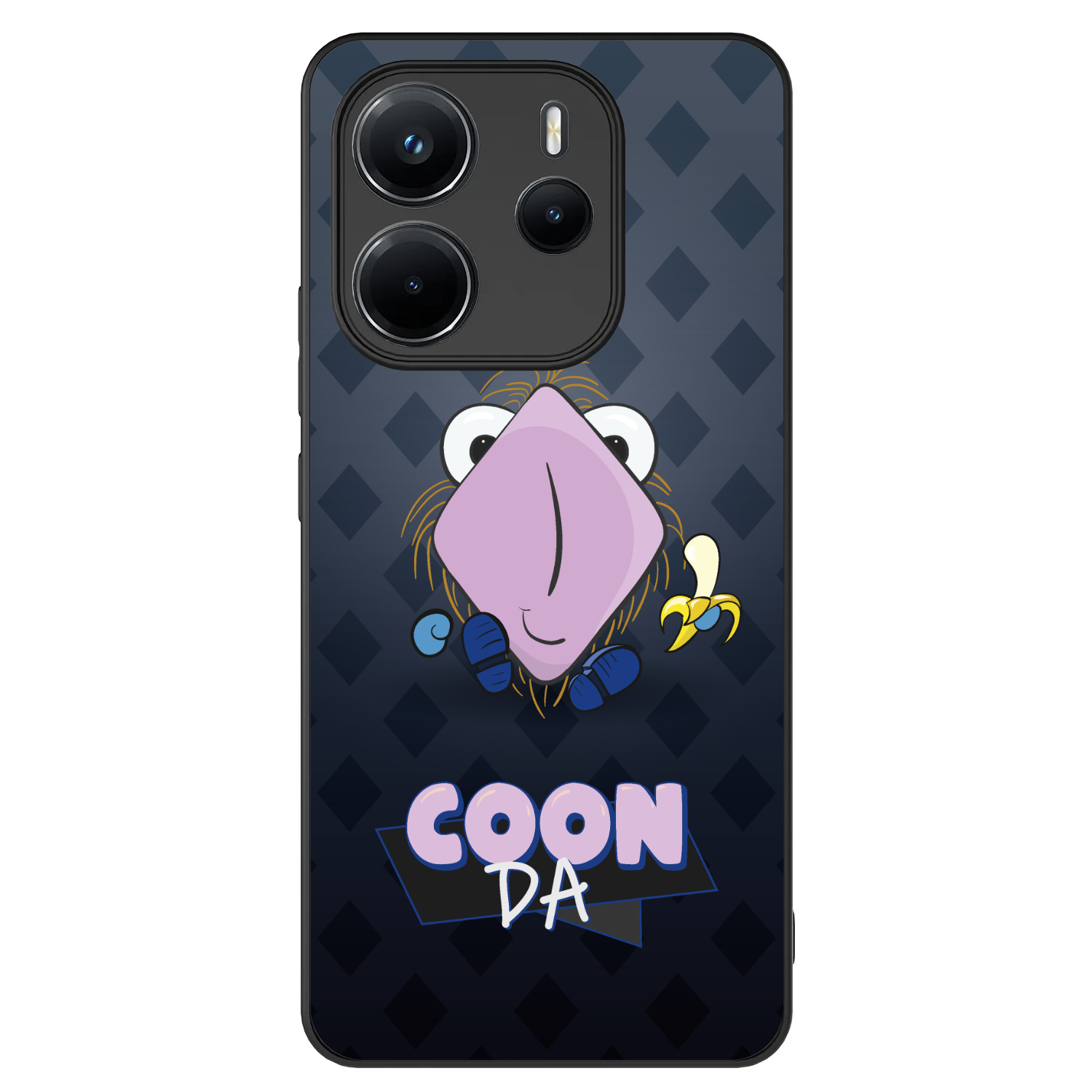 Picasee ULTIMATE CASE pro Xiaomi Redmi Note 14 4G - COONDA chlupatka - tmavá