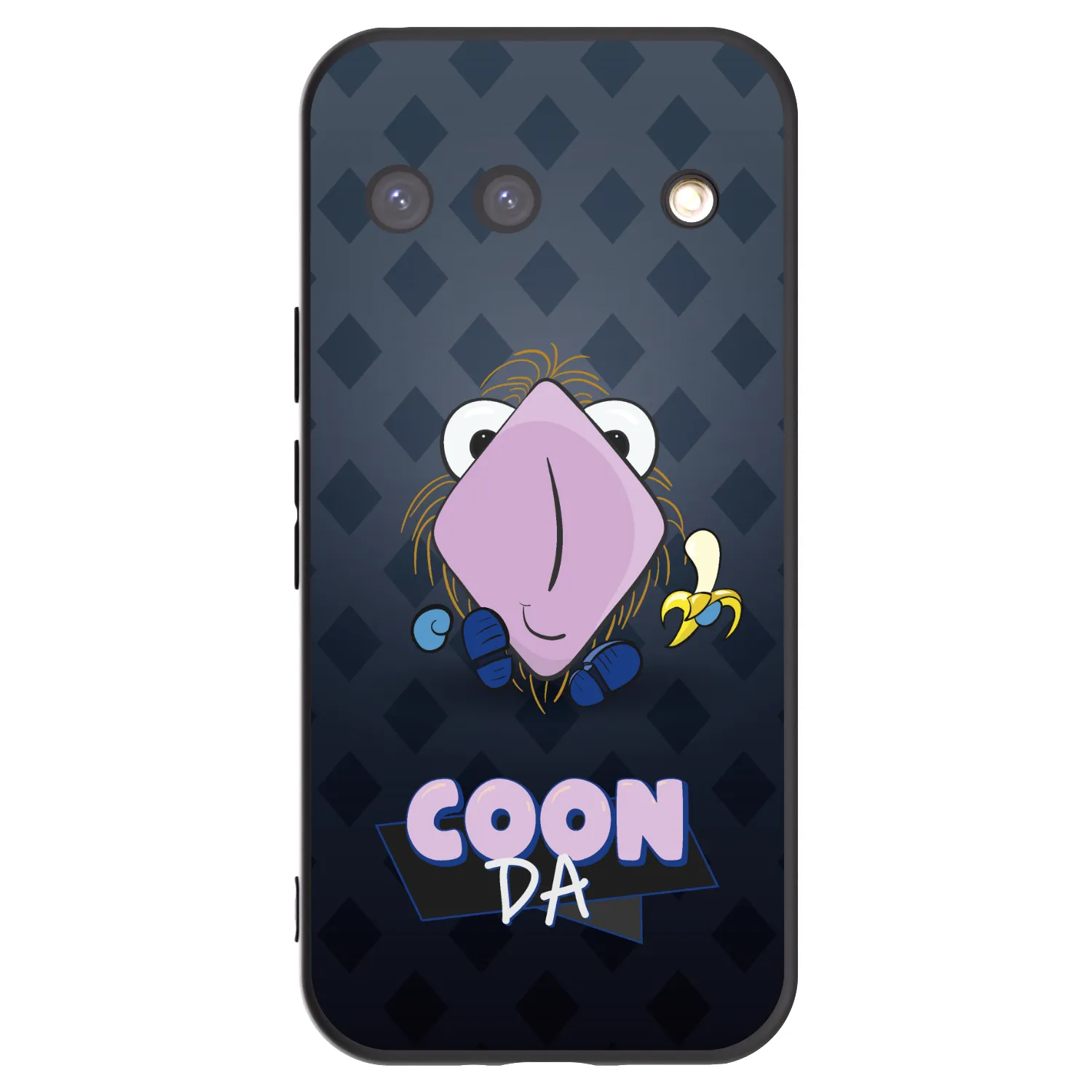 Picasee silikónový čierny obal pre Google Pixel 9 - COONDA chlupatka - tmavá