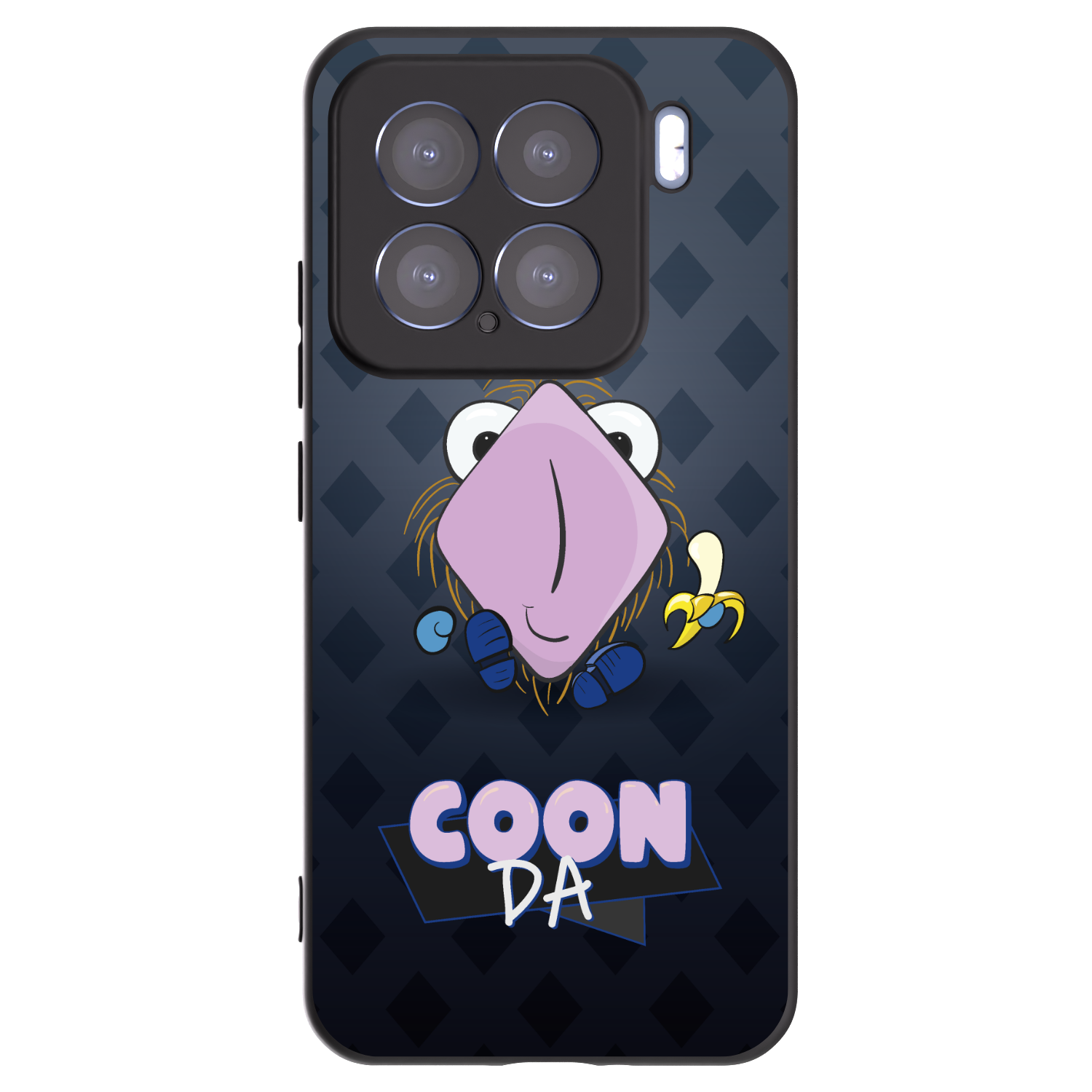 Silikónový čierny obal pre Xiaomi 15 - COONDA chlupatka - tmavá