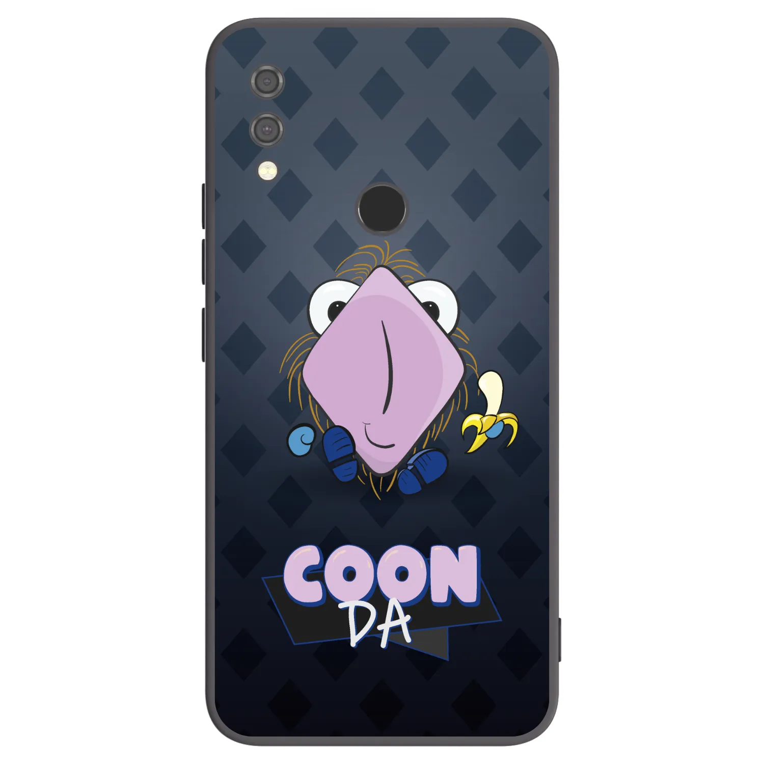 Picasee silikónový čierny obal pre Xiaomi Redmi Note 7 - COONDA chlupatka - tmavá