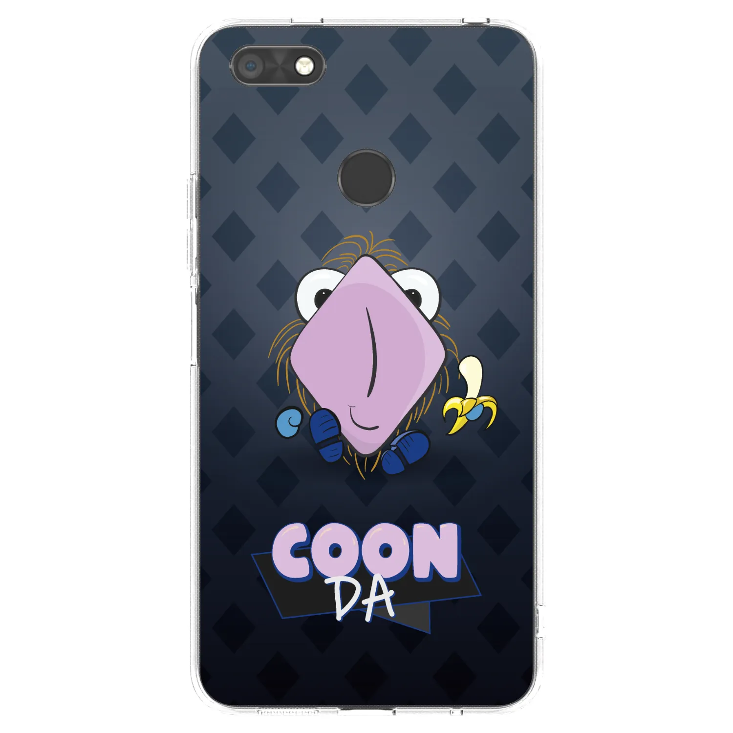 Picasee silikónový prehľadný obal pre Huawei P9 Lite Mini - COONDA chlupatka - tmavá