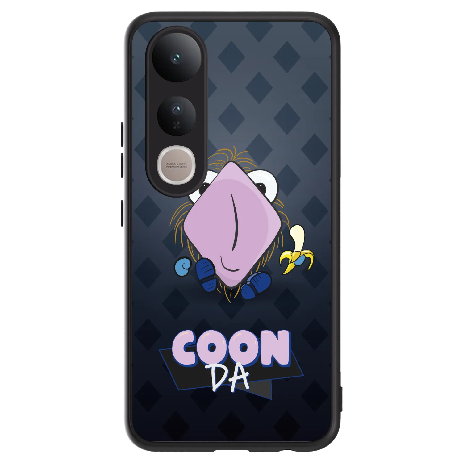 Picasee ULTIMATE CASE pro Vivo V50 Lite 5G - COONDA chlupatka - tmavá