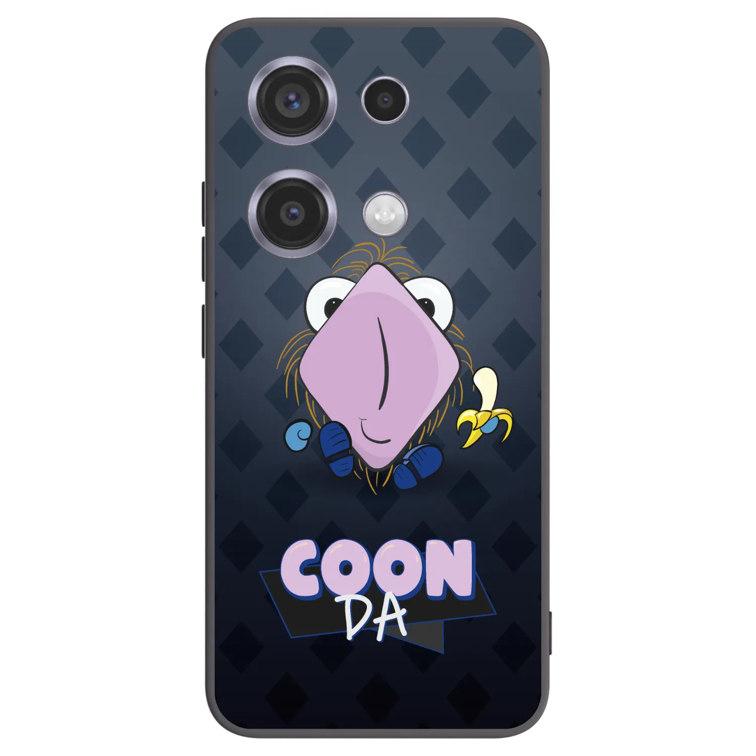 Picasee silikónový čierny obal pre Xiaomi Redmi Note 14S - COONDA chlupatka - tmavá