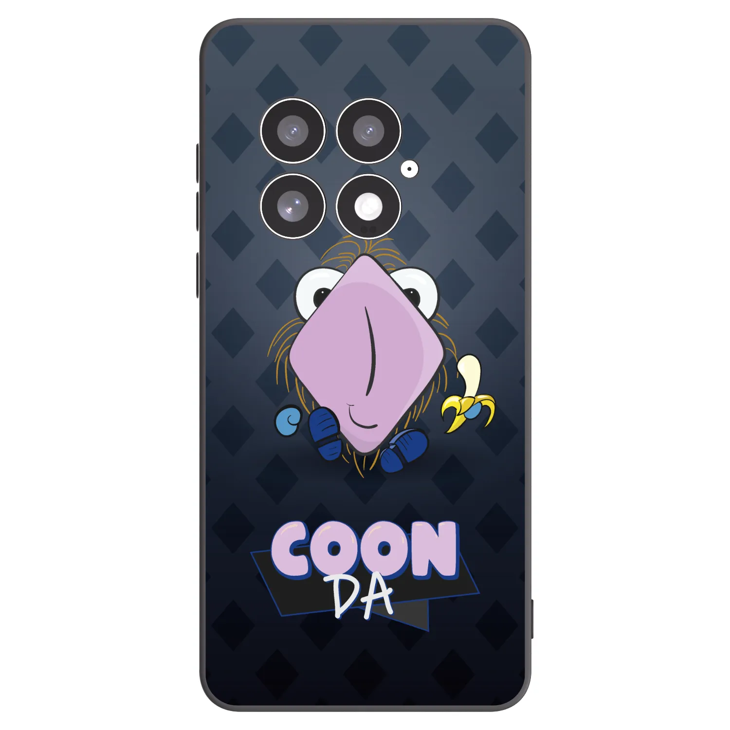 Picasee silikónový čierny obal pre OnePlus 13 5G - COONDA chlupatka - tmavá