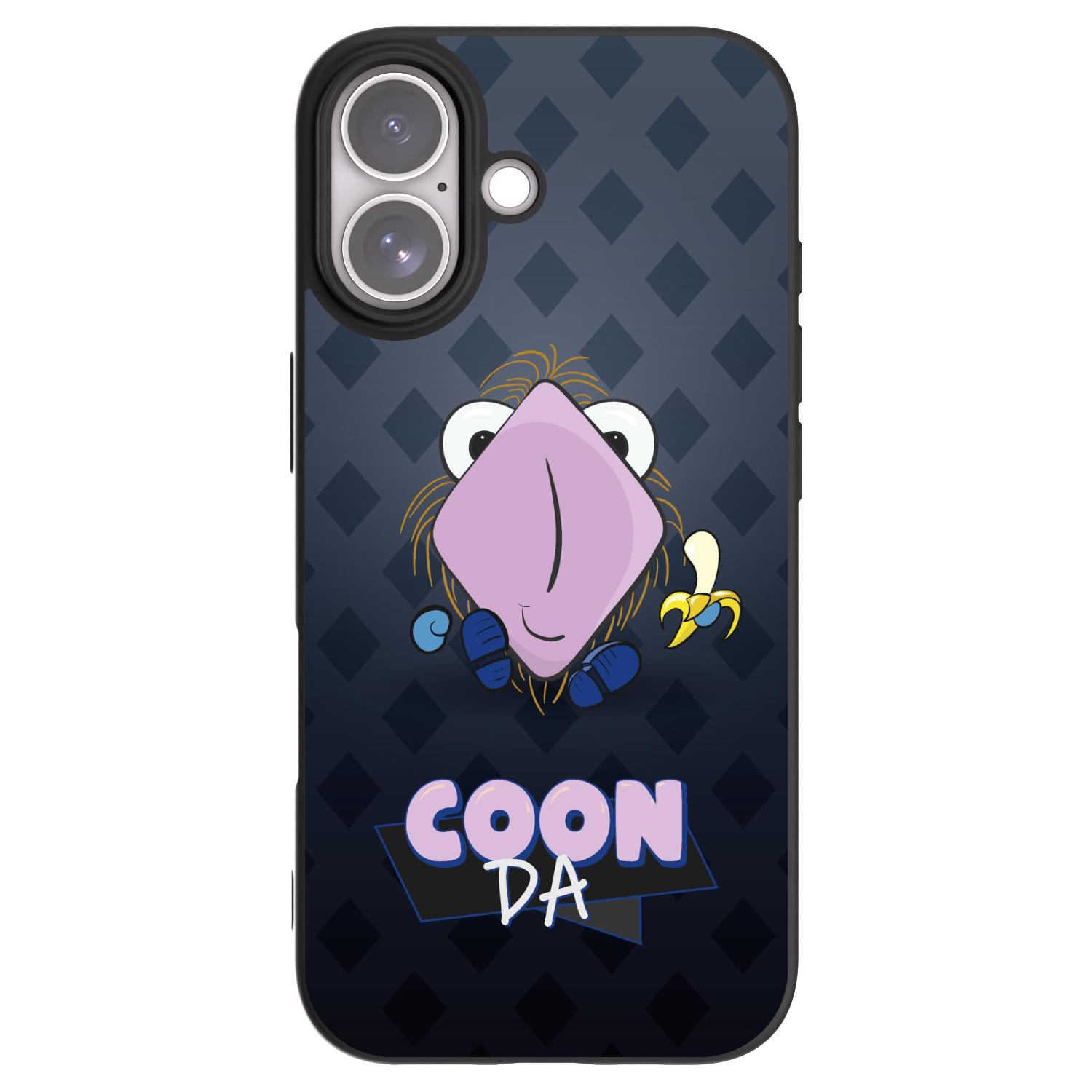 Picasee silikónový čierny obal pre Apple iPhone 17 - COONDA chlupatka - tmavá