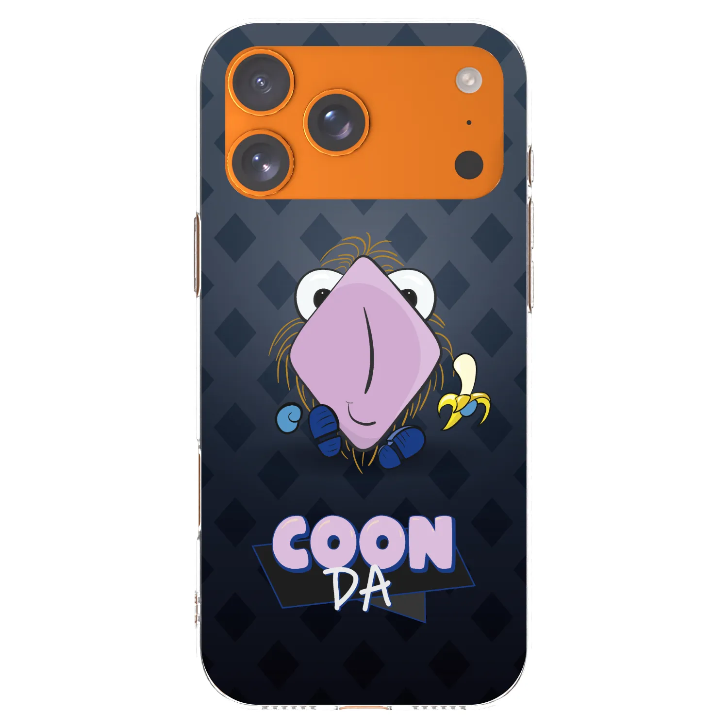 Picasee silikónový prehľadný obal pre Apple iPhone 17 Pro Max - COONDA chlupatka - tmavá