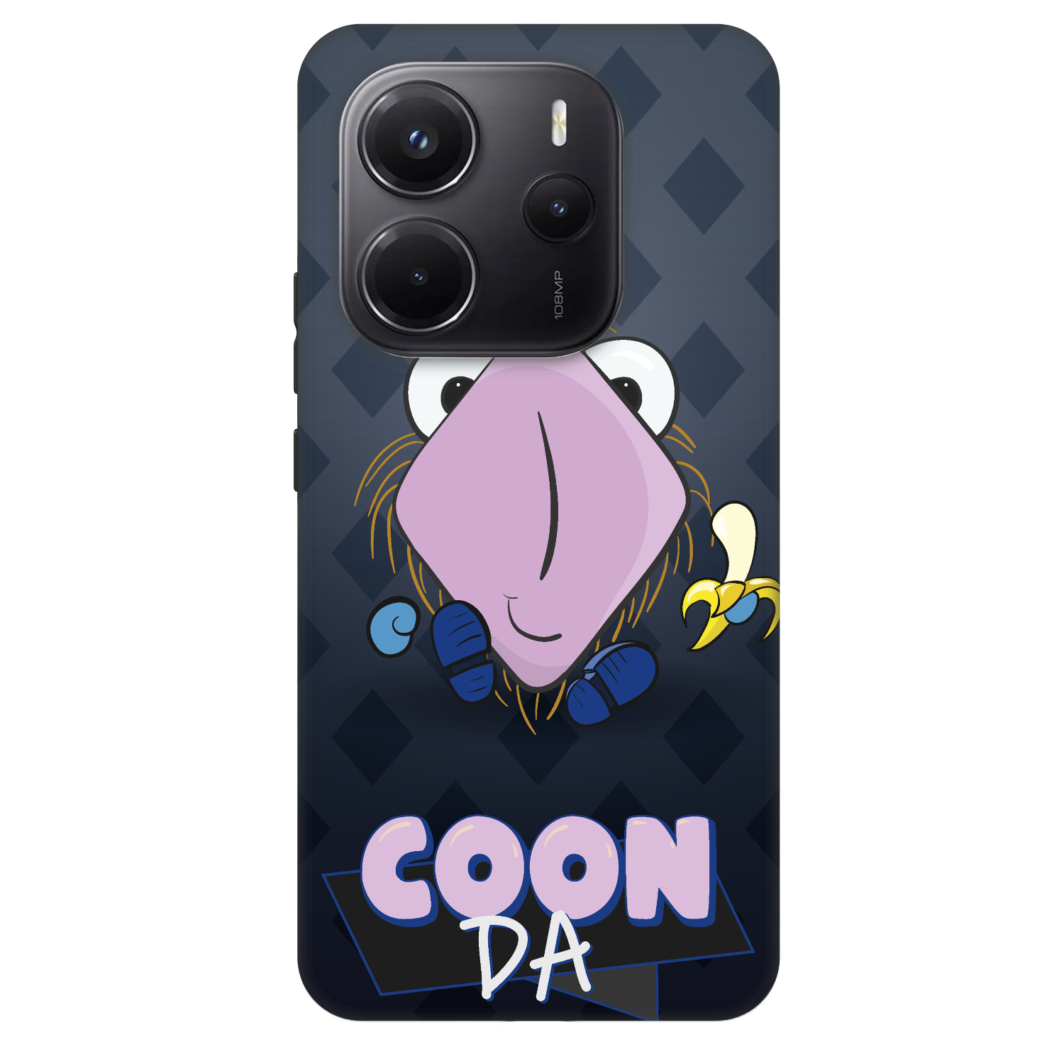 Fashion Case pre Xiaomi Redmi Note 14 5G - COONDA chlupatka - tmavá