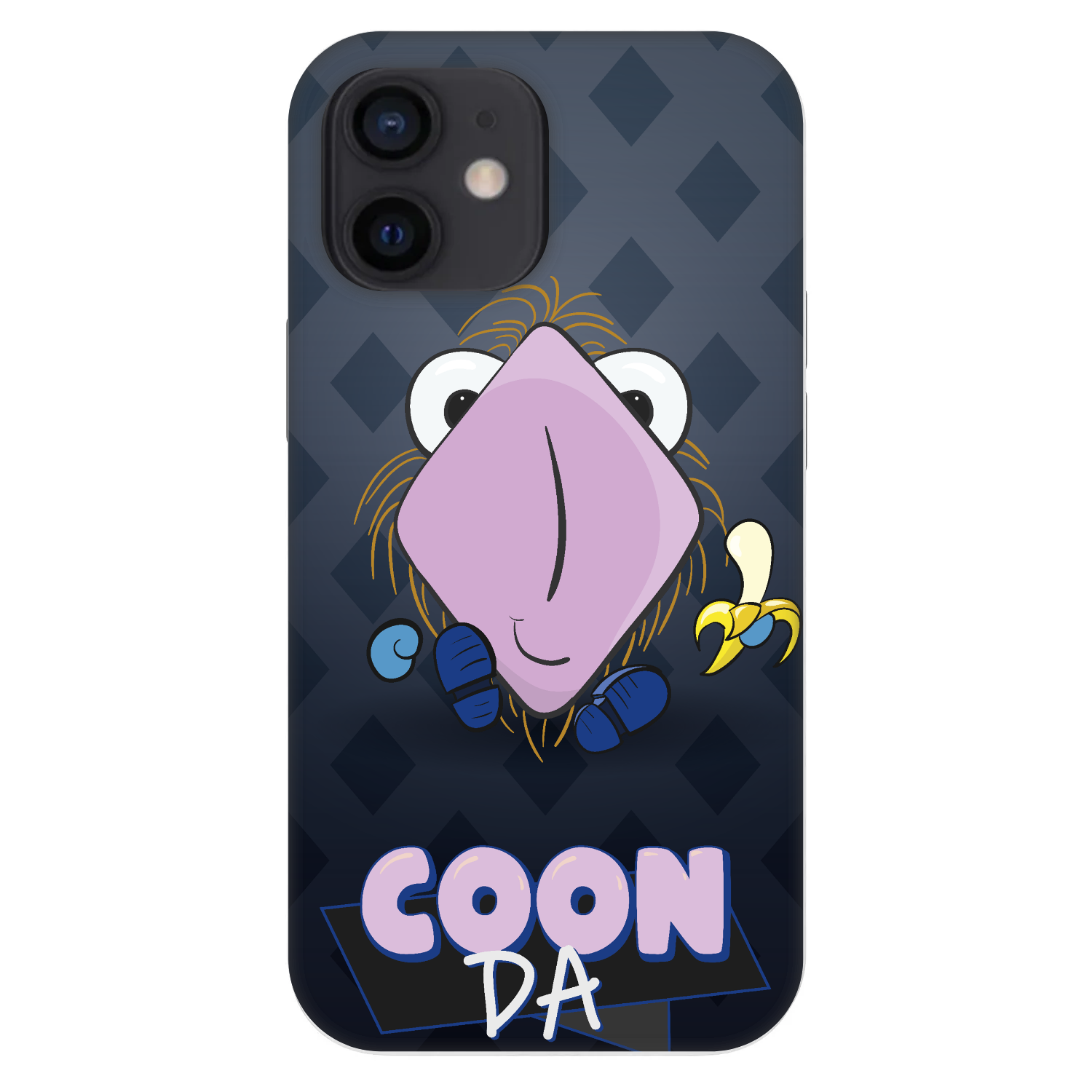 Picasee Fashion Case pre Apple iPhone 12 mini - COONDA chlupatka - tmavá