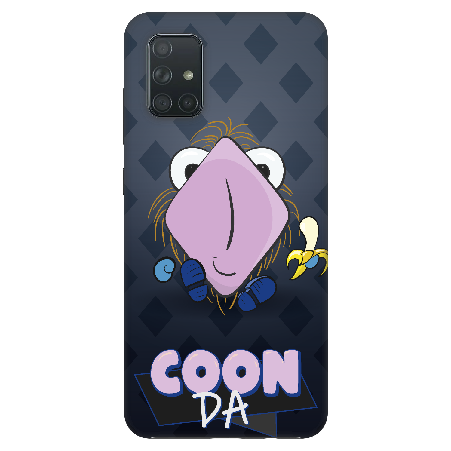Picasee Fashion Case pre Samsung Galaxy A71 A715F - COONDA chlupatka - tmavá