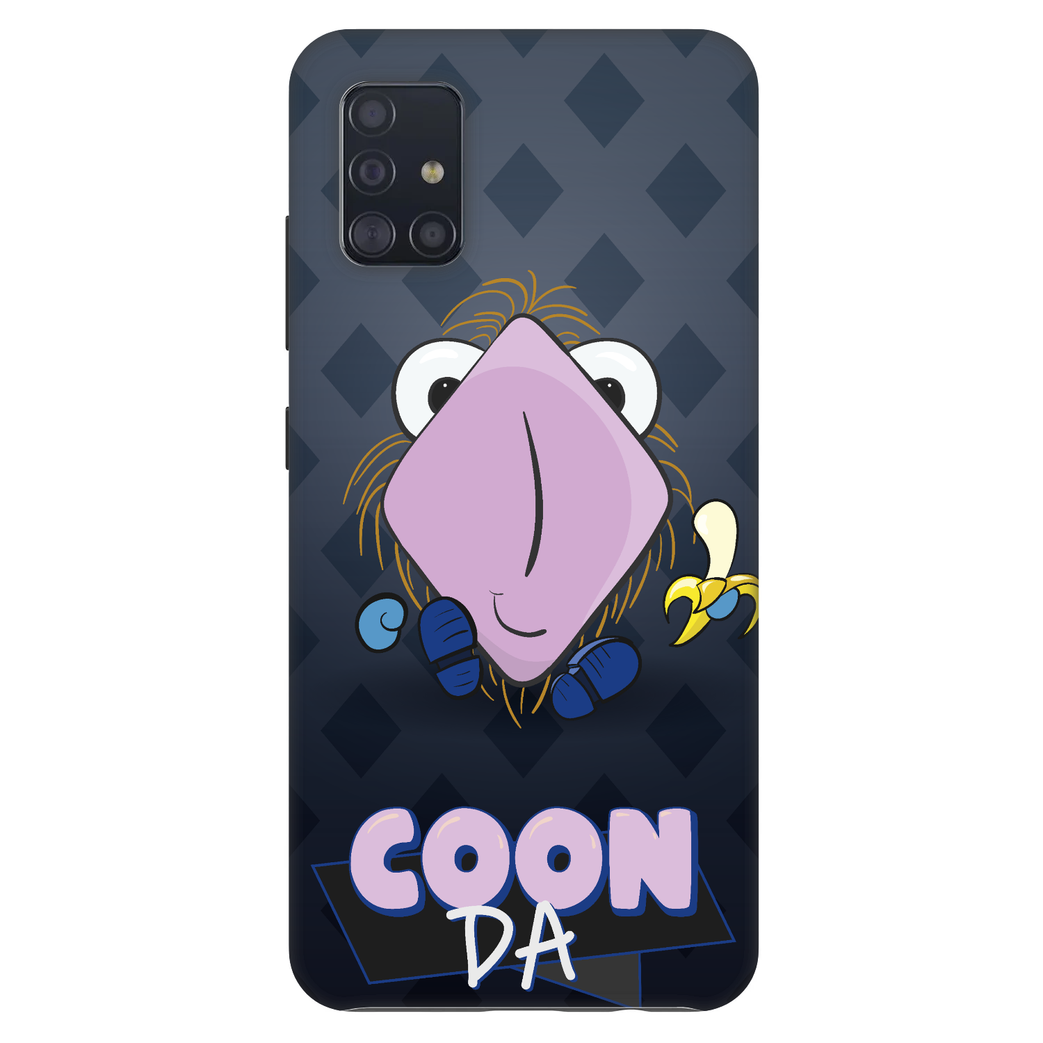 Picasee Fashion Case pre Samsung Galaxy A51 A515F - COONDA chlupatka - tmavá