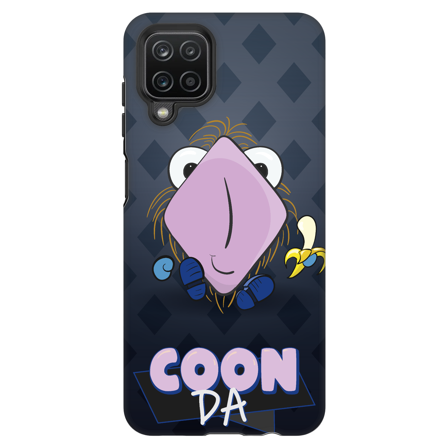 Picasee Fashion Case pre Samsung Galaxy A12 A125F - COONDA chlupatka - tmavá