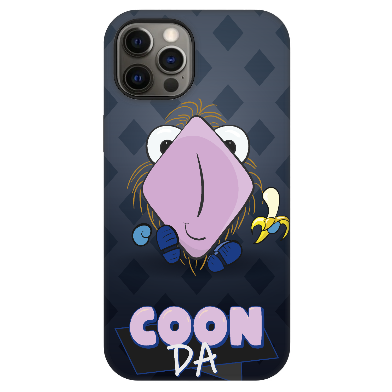 Picasee Fashion Case MagSafe pre Apple iPhone 12 - COONDA chlupatka - tmavá