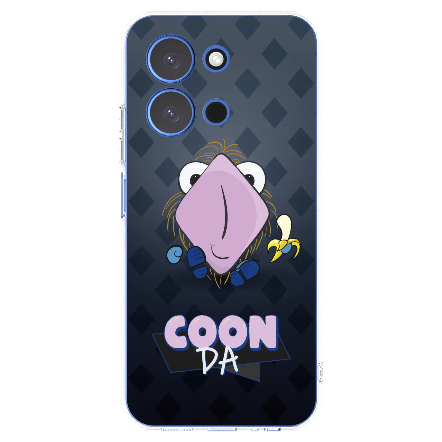 Picasee silikónový prehľadný obal pre Xiaomi Redmi 15C 4G - COONDA chlupatka - tmavá