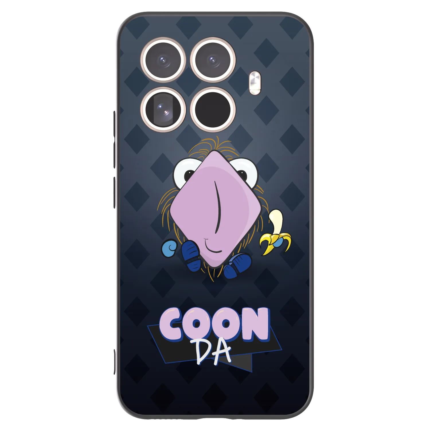 Picasee silikónový čierny obal pre Xiaomi 15T Pro - COONDA chlupatka - tmavá