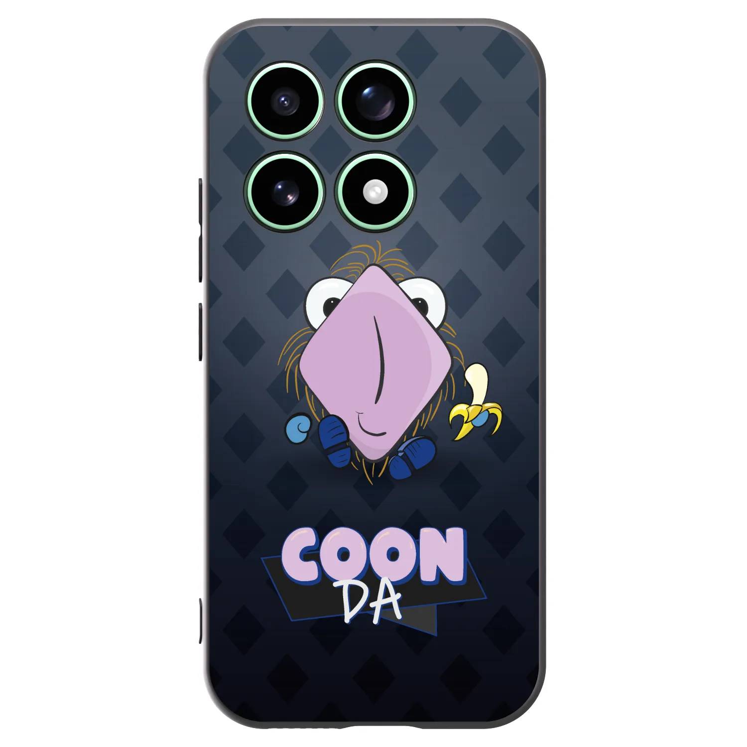Picasee silikónový čierny obal pre Xiaomi 17 - COONDA chlupatka - tmavá