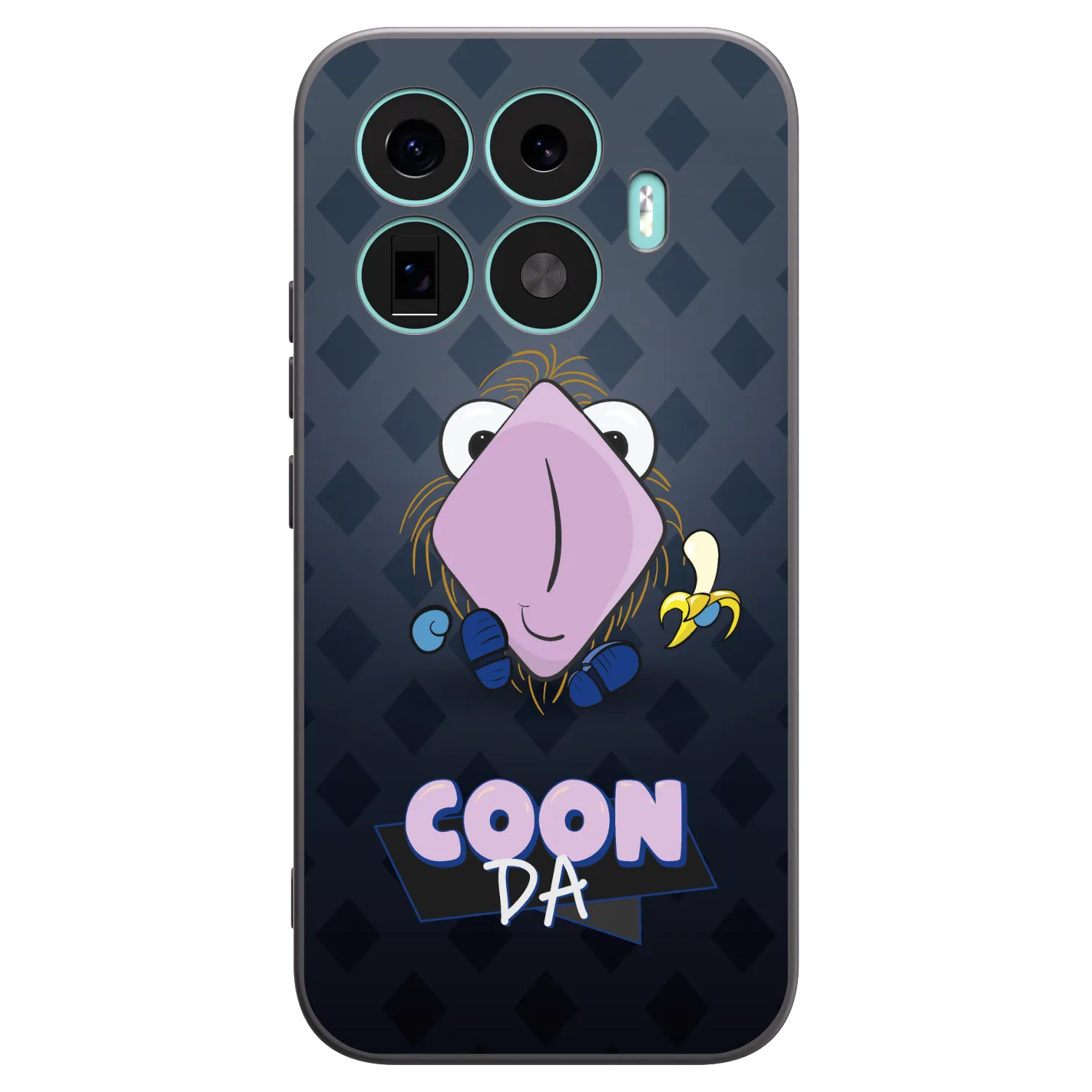 Picasee silikónový čierny obal pre Xiaomi 17T - COONDA chlupatka - tmavá