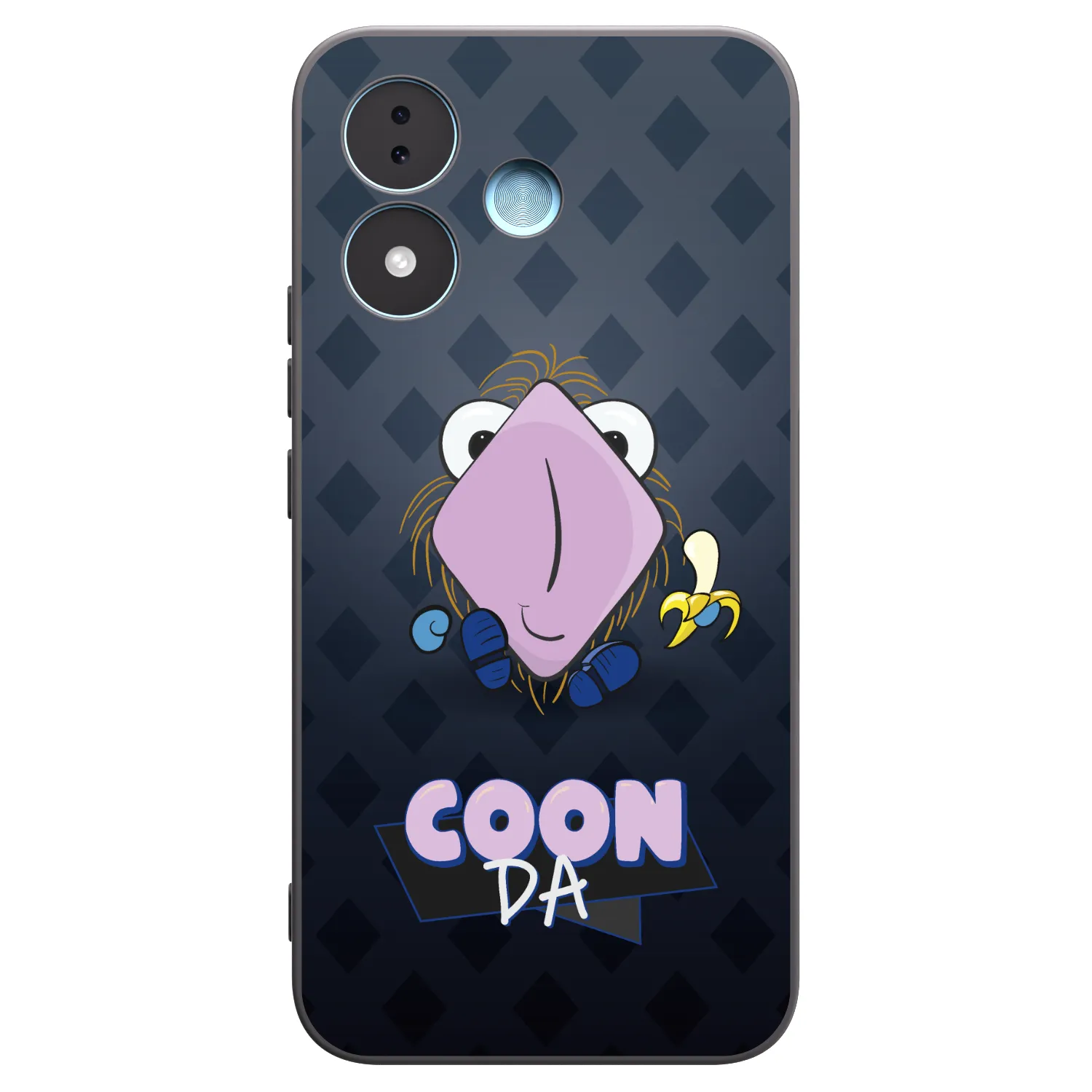 Picasee silikónový čierny obal pre Xiaomi Redmi Note 17 5G - COONDA chlupatka - tmavá