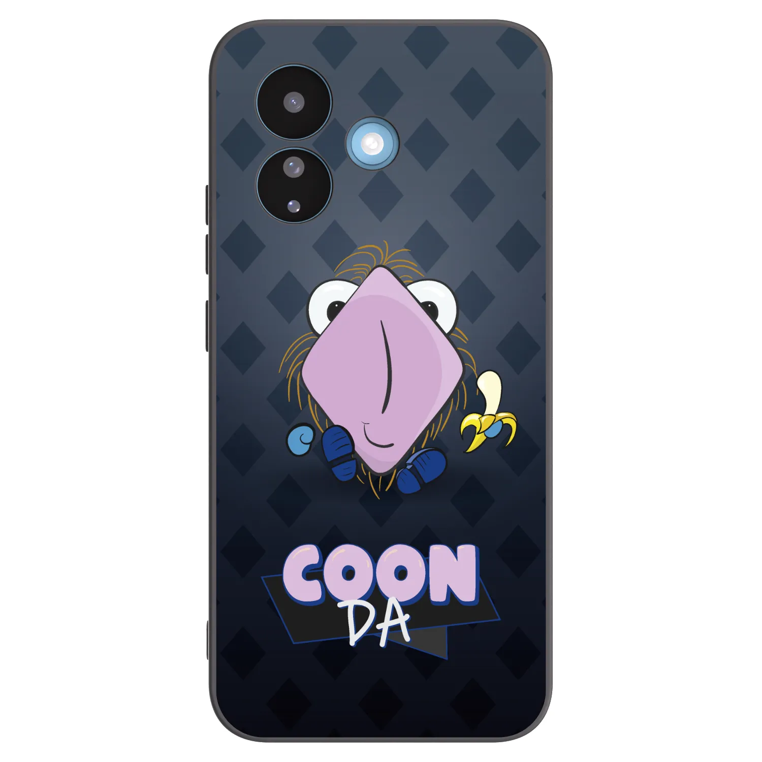 Picasee silikónový čierny obal pre Xiaomi Redmi Note 17 Pro 5G - COONDA chlupatka - tmavá