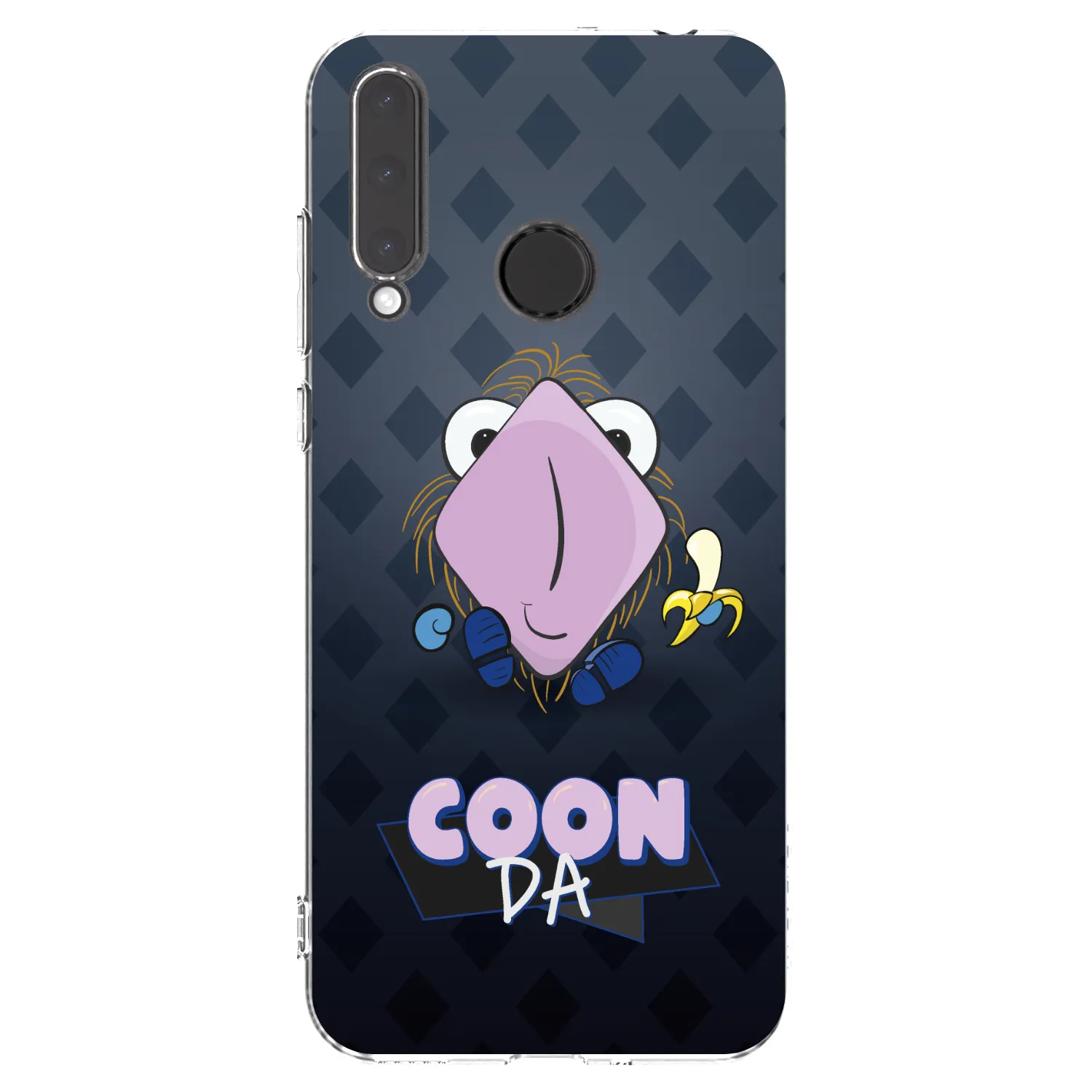 Picasee silikónový prehľadný obal pre Honor 20 Lite - COONDA chlupatka - tmavá