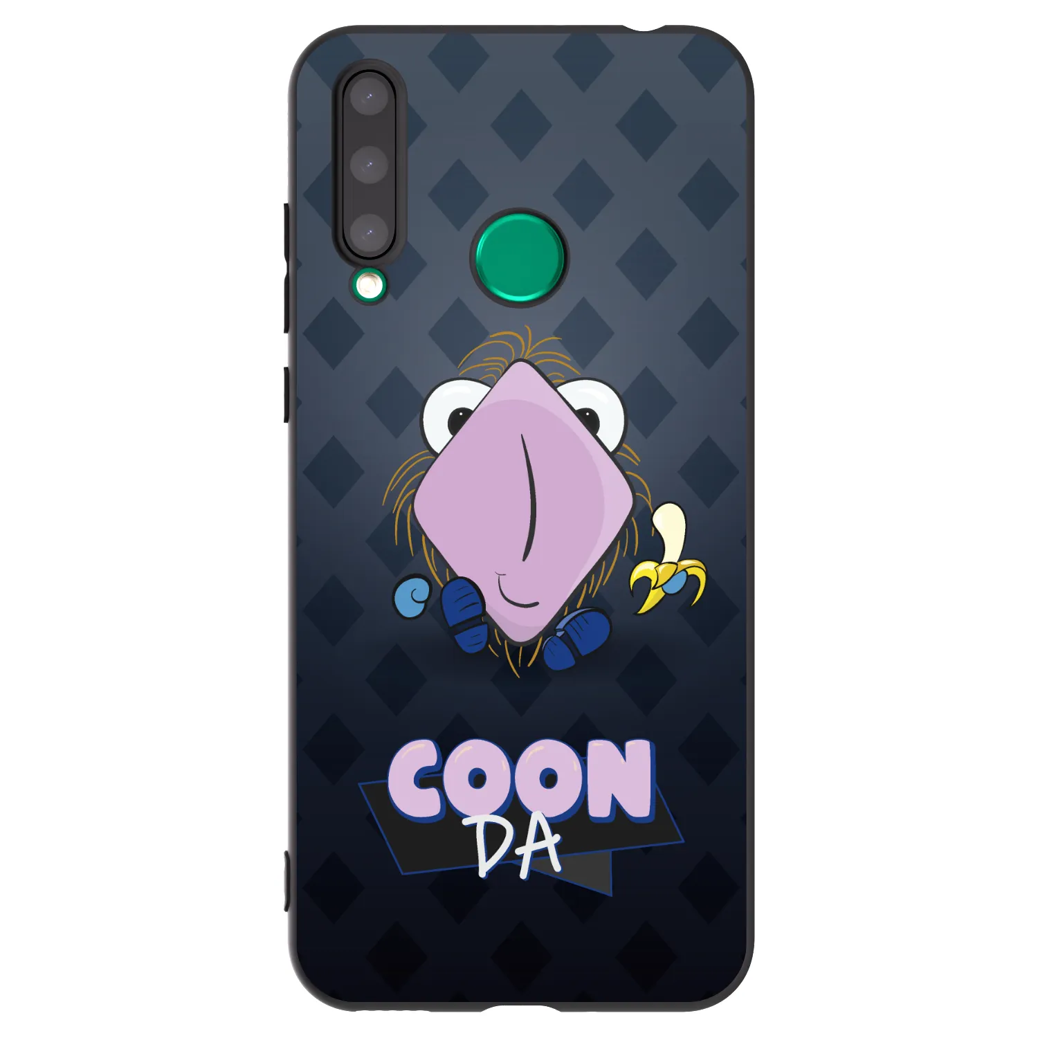 Picasee silikónový čierny obal pre Honor 20 Lite - COONDA chlupatka - tmavá