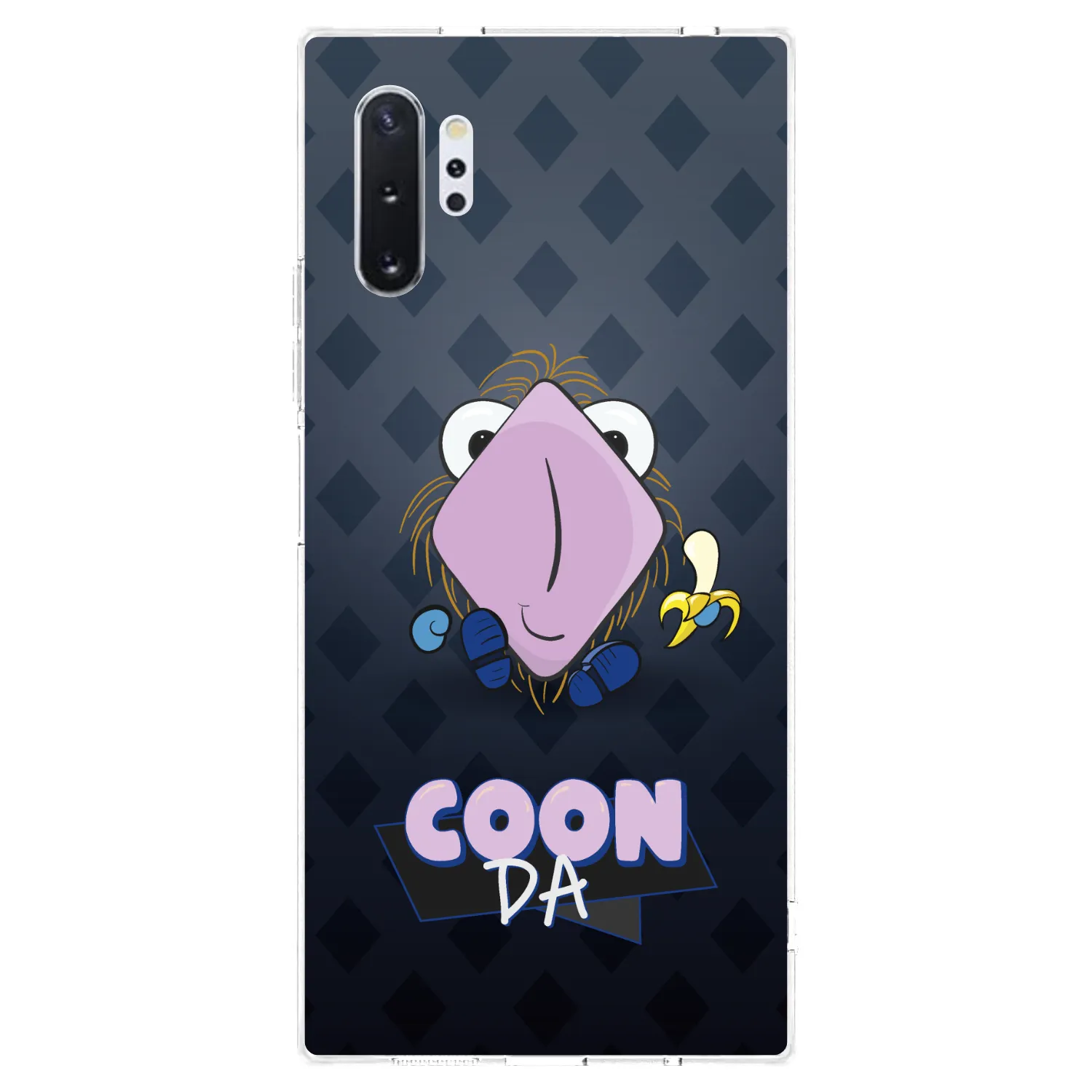 Picasee silikónový prehľadný obal pre Samsung Galaxy Note 10+ N975F - COONDA chlupatka - tmavá