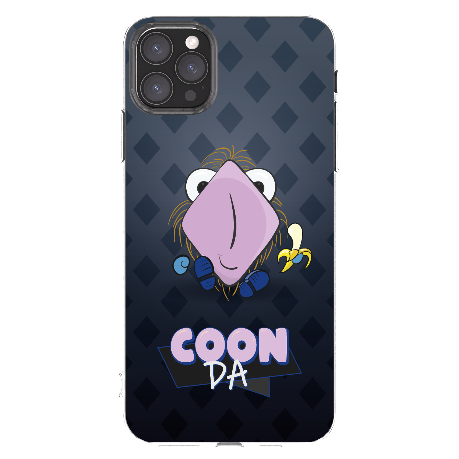 Picasee silikónový prehľadný obal pre Apple iPhone 11 Pro Max - COONDA chlupatka - tmavá