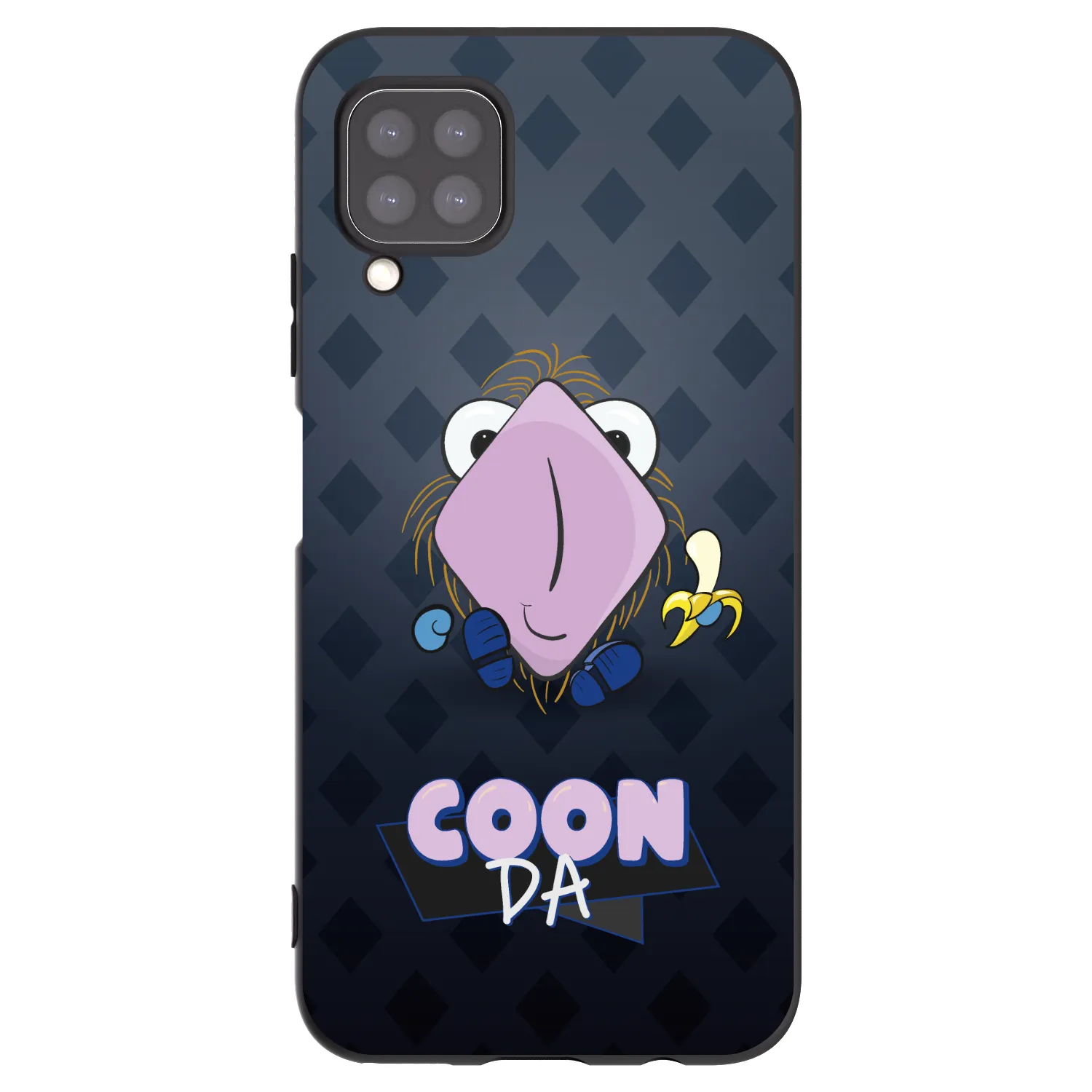 Picasee silikónový čierny obal pre Huawei P40 Lite - COONDA chlupatka - tmavá