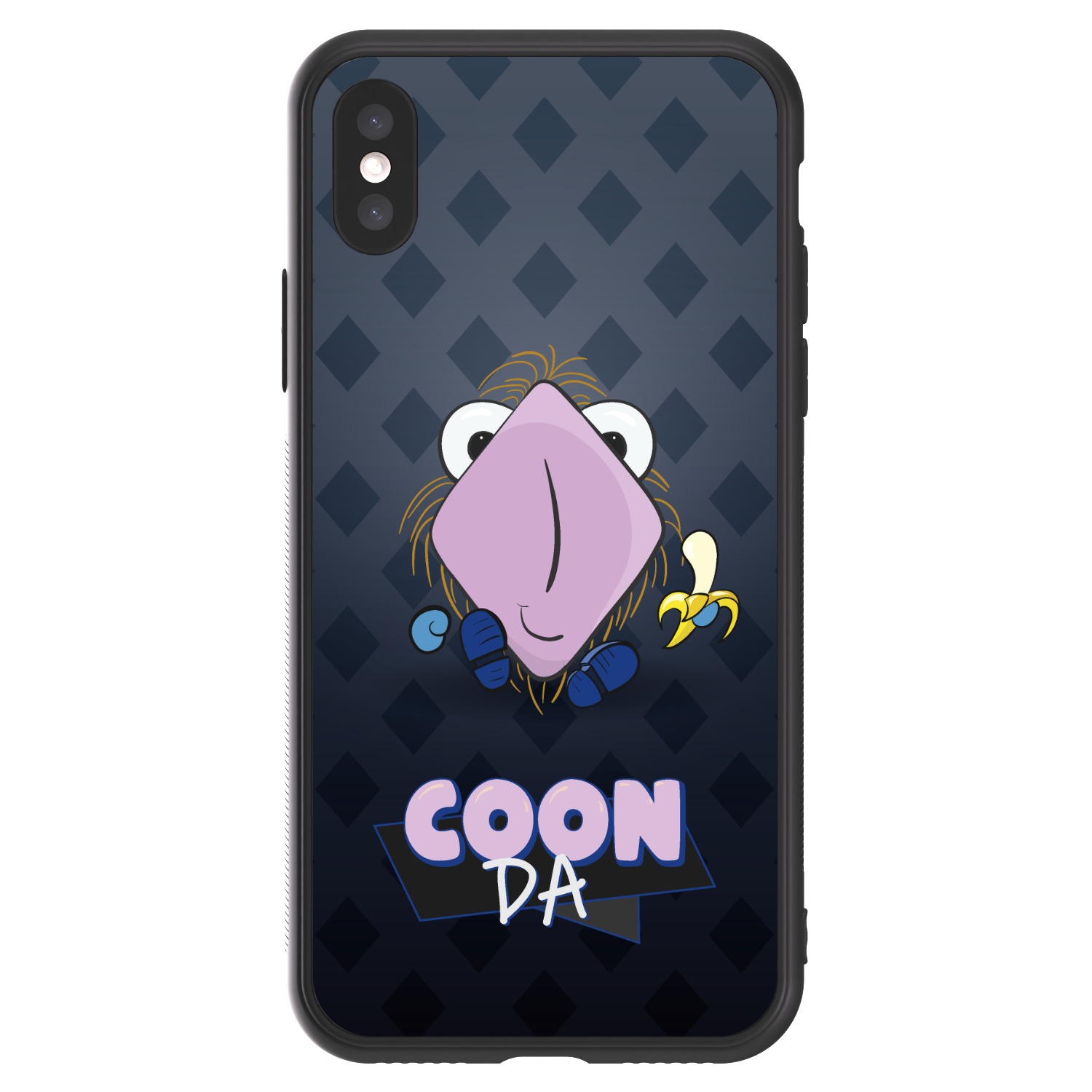 Picasee ULTIMATE CASE pro Apple iPhone X/XS - COONDA chlupatka - tmavá