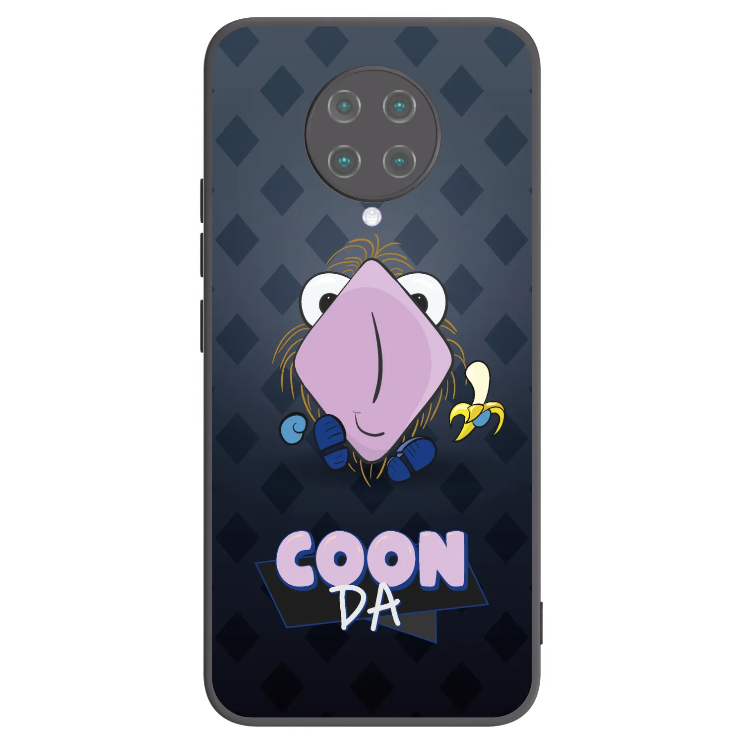 Picasee silikónový čierny obal pre Xiaomi Poco F2 Pro - COONDA chlupatka - tmavá